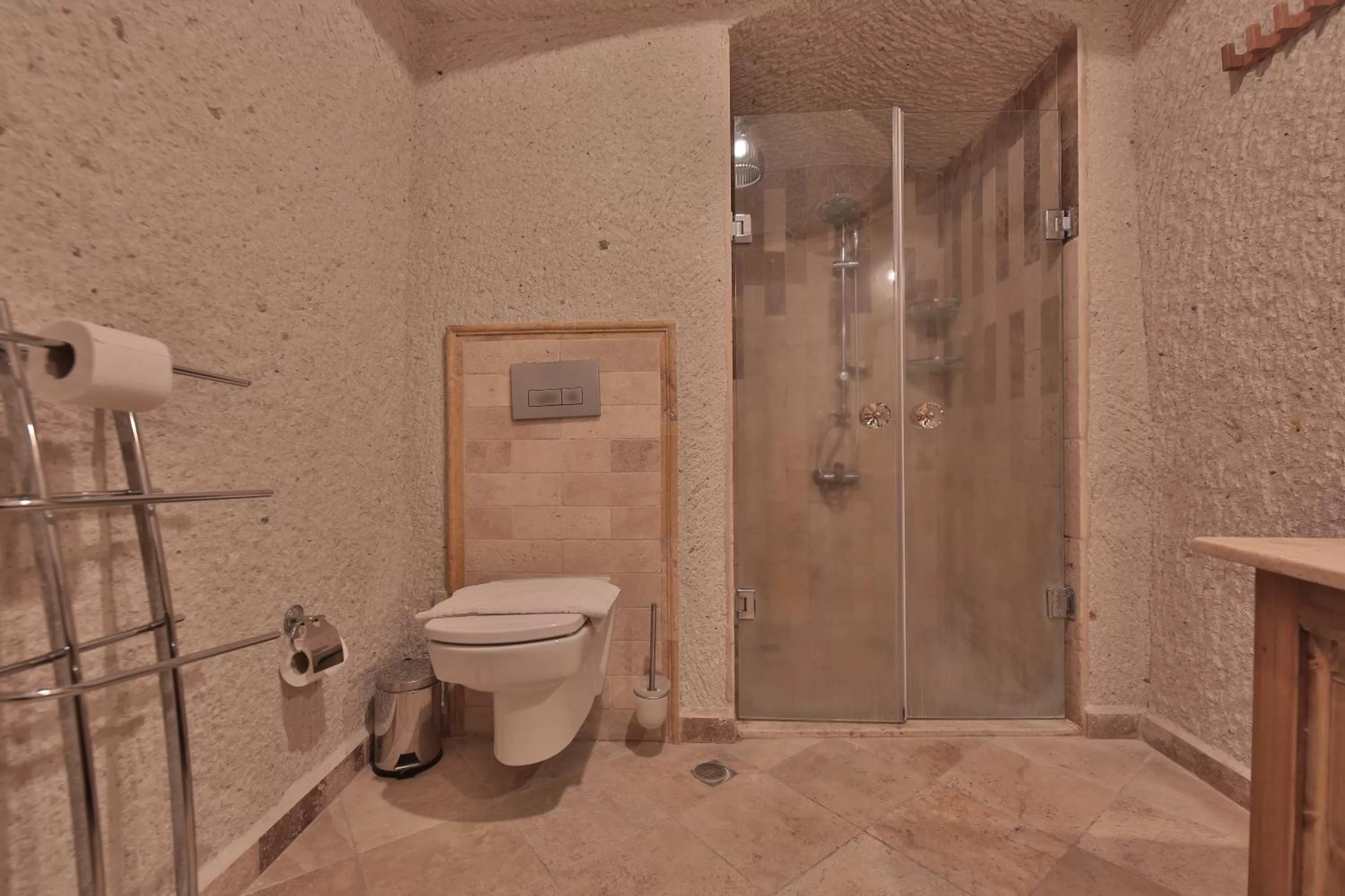 Shower in Local Cave House