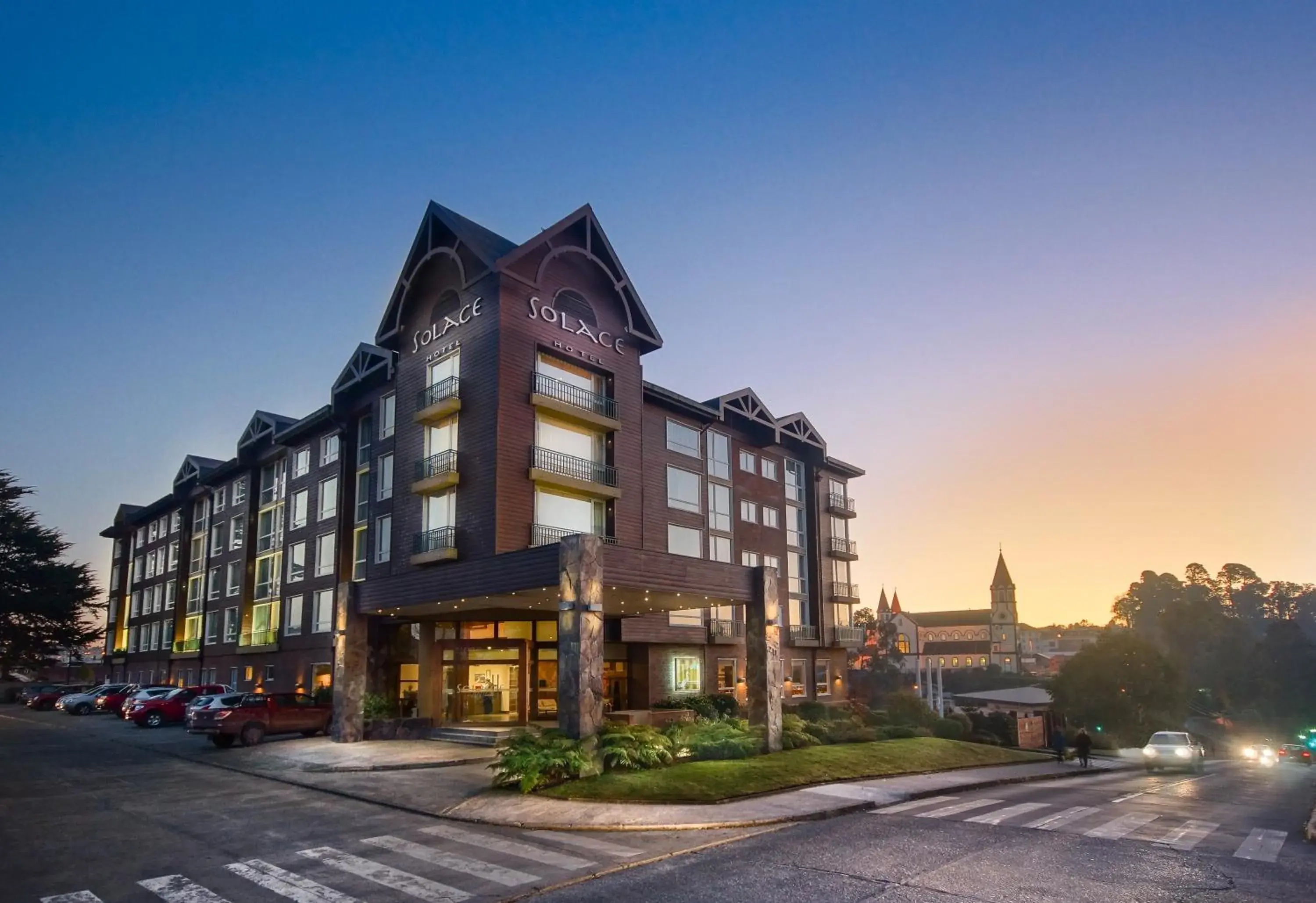 Property Building in Solace Hotel Puerto Varas Property Building in Solace Hotel Puerto Varas