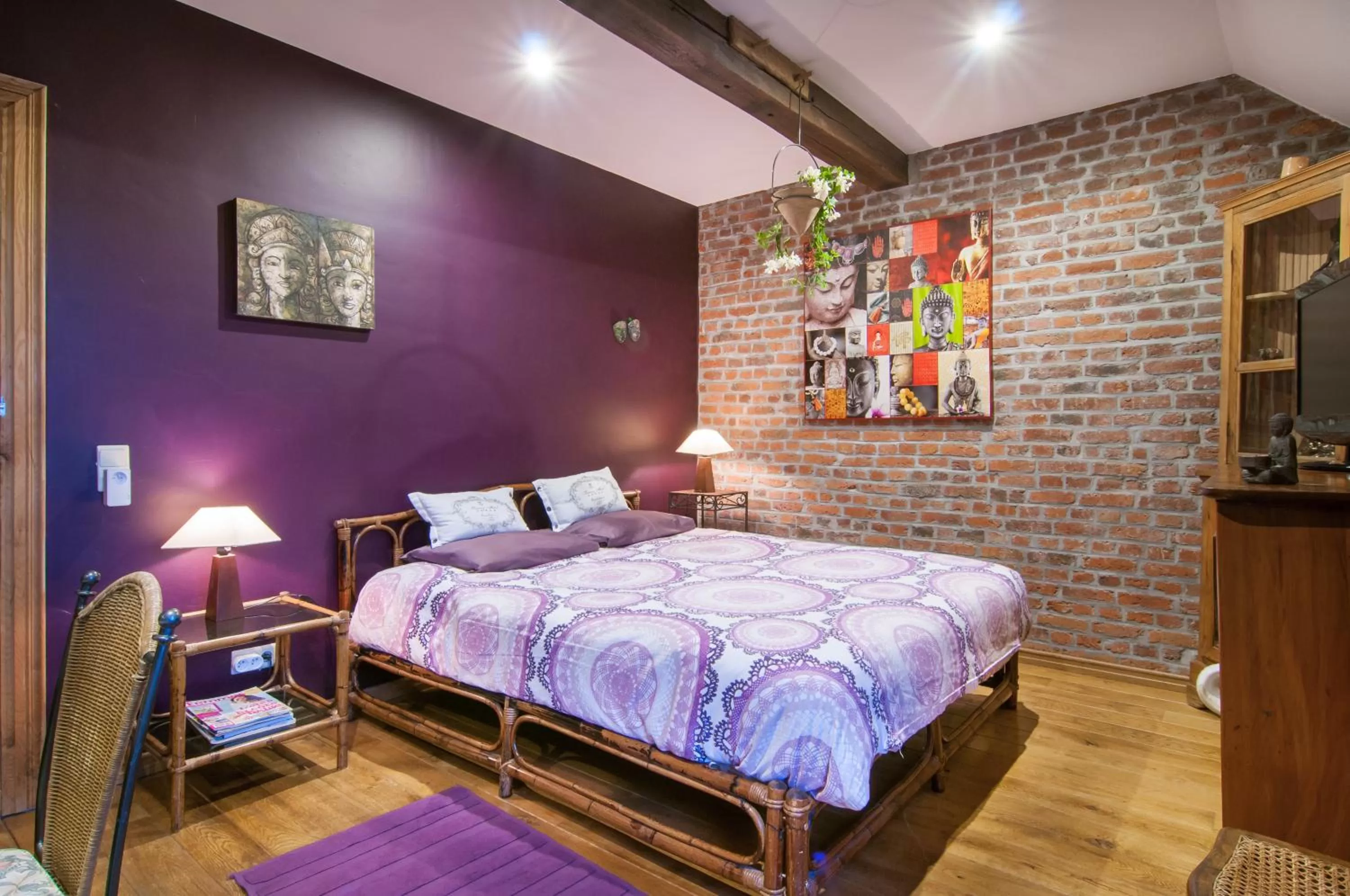 Bedroom, Bed in La Ferme Des Eglantines