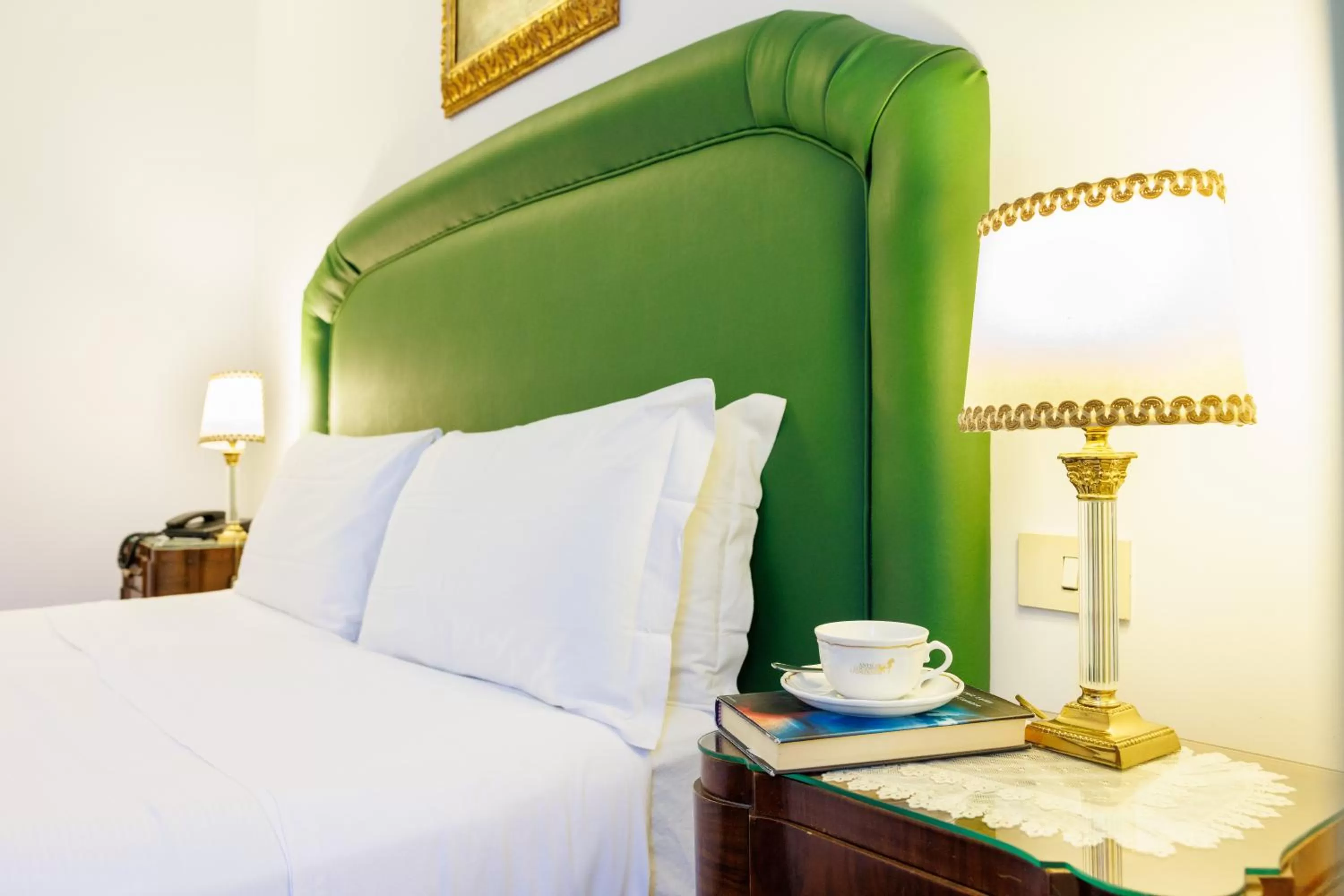 Bed in Antica Locanda Leonardo