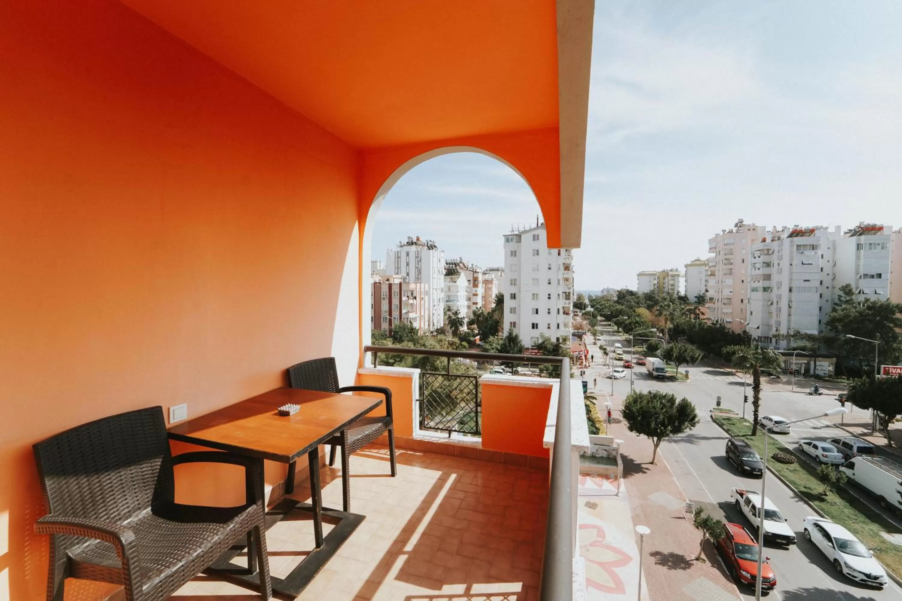 View (from property/room), Balcony/Terrace in BEETLE HOUSE COFFEE HOTEL