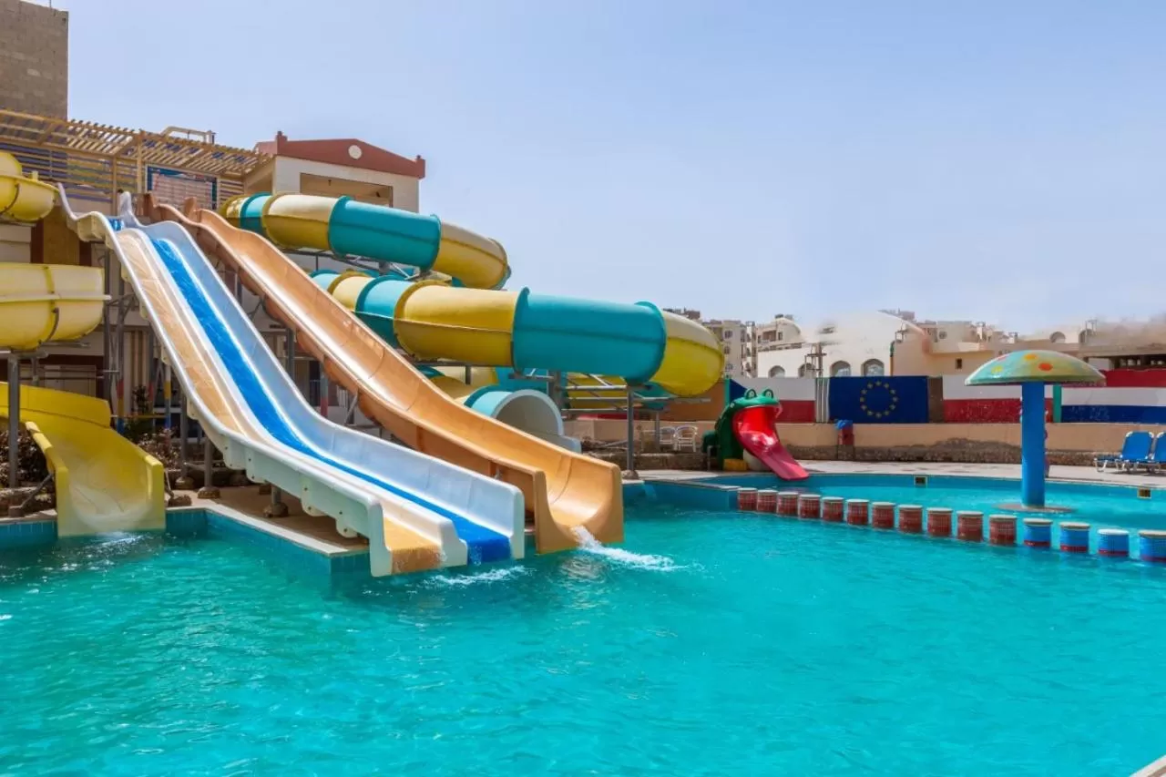 Aqua park in King Tut Aqua Park Beach Resort