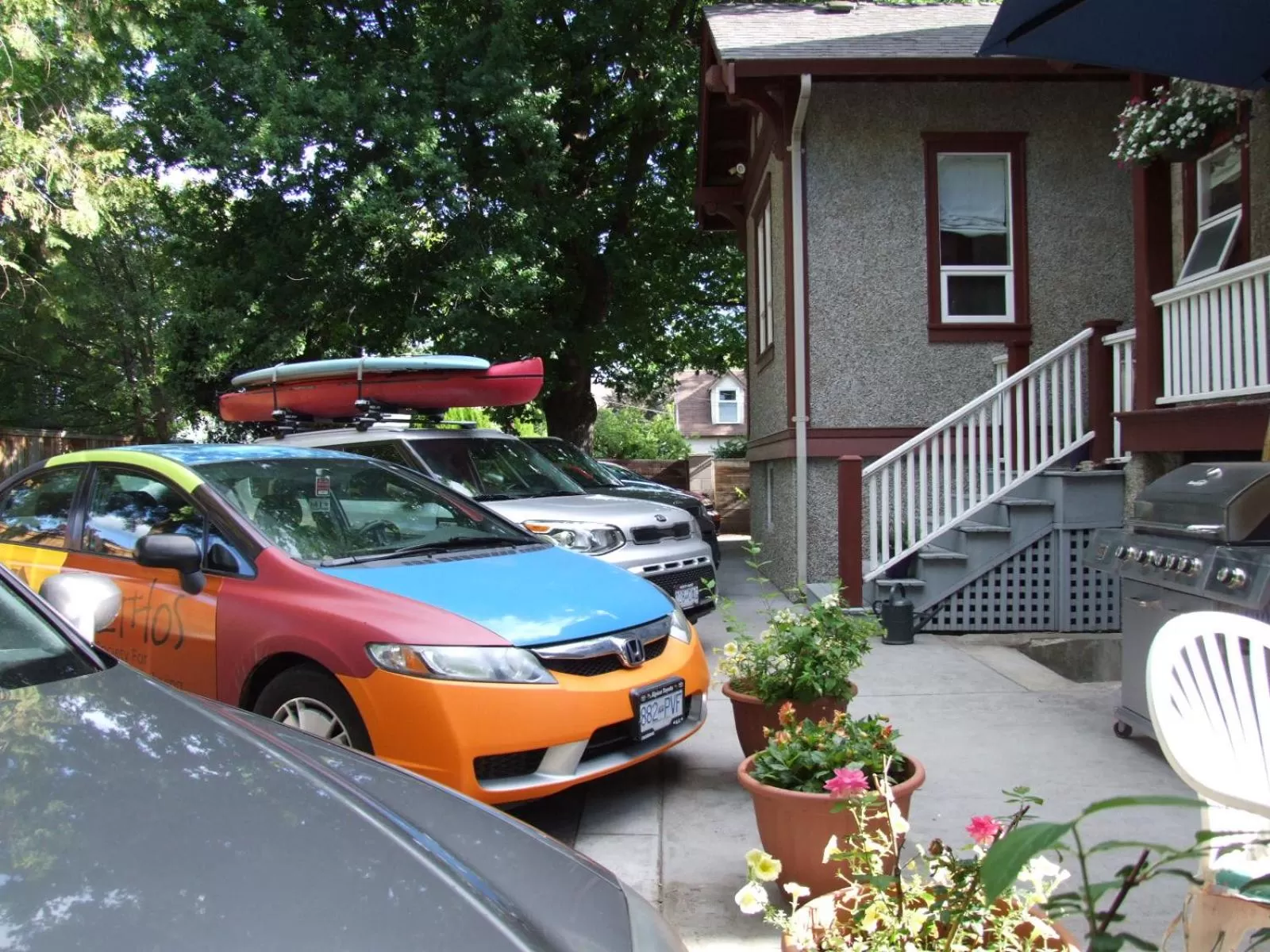 Facade/entrance in Stirling House