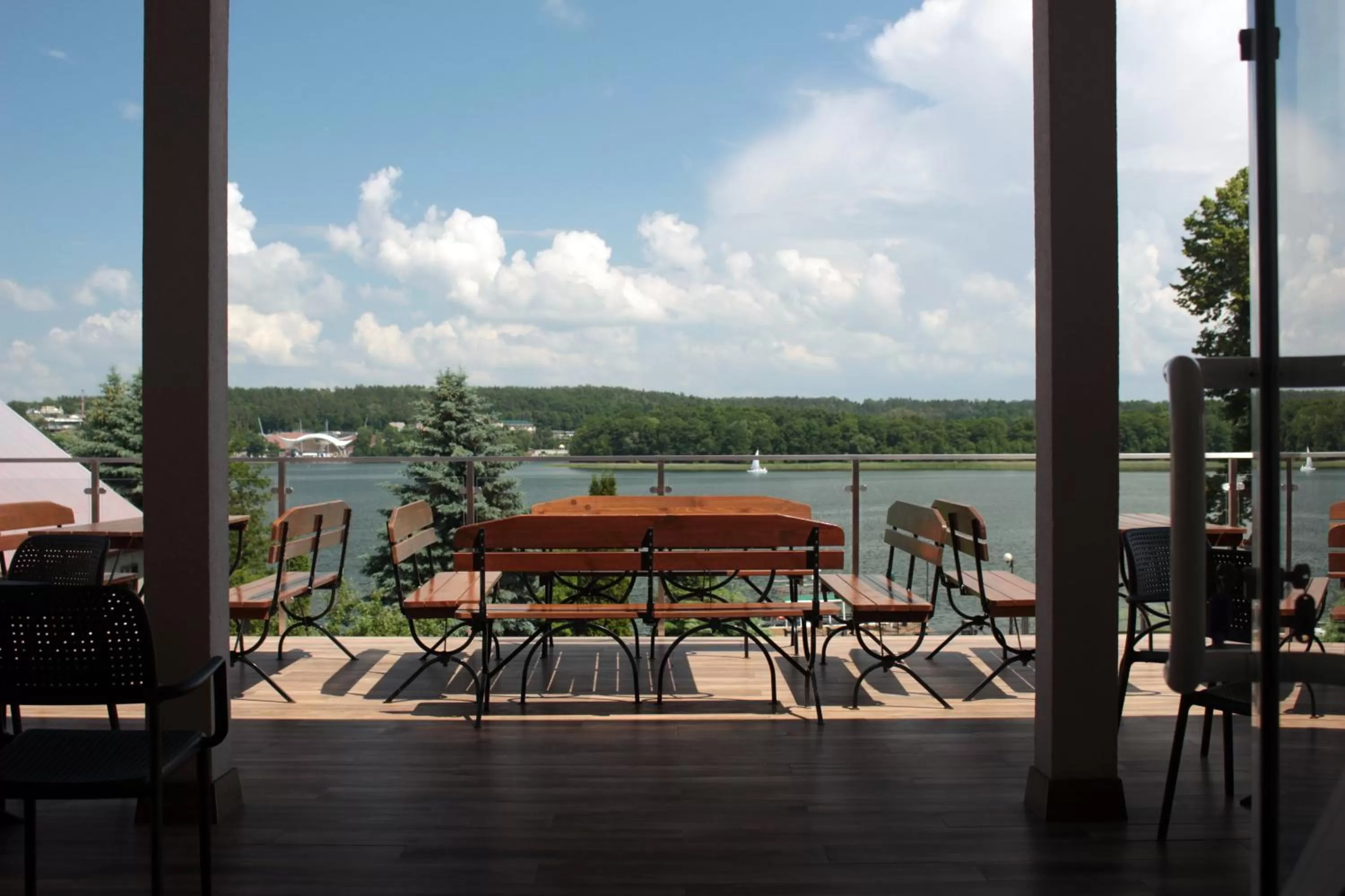 Balcony/Terrace in Hotel Huszcza