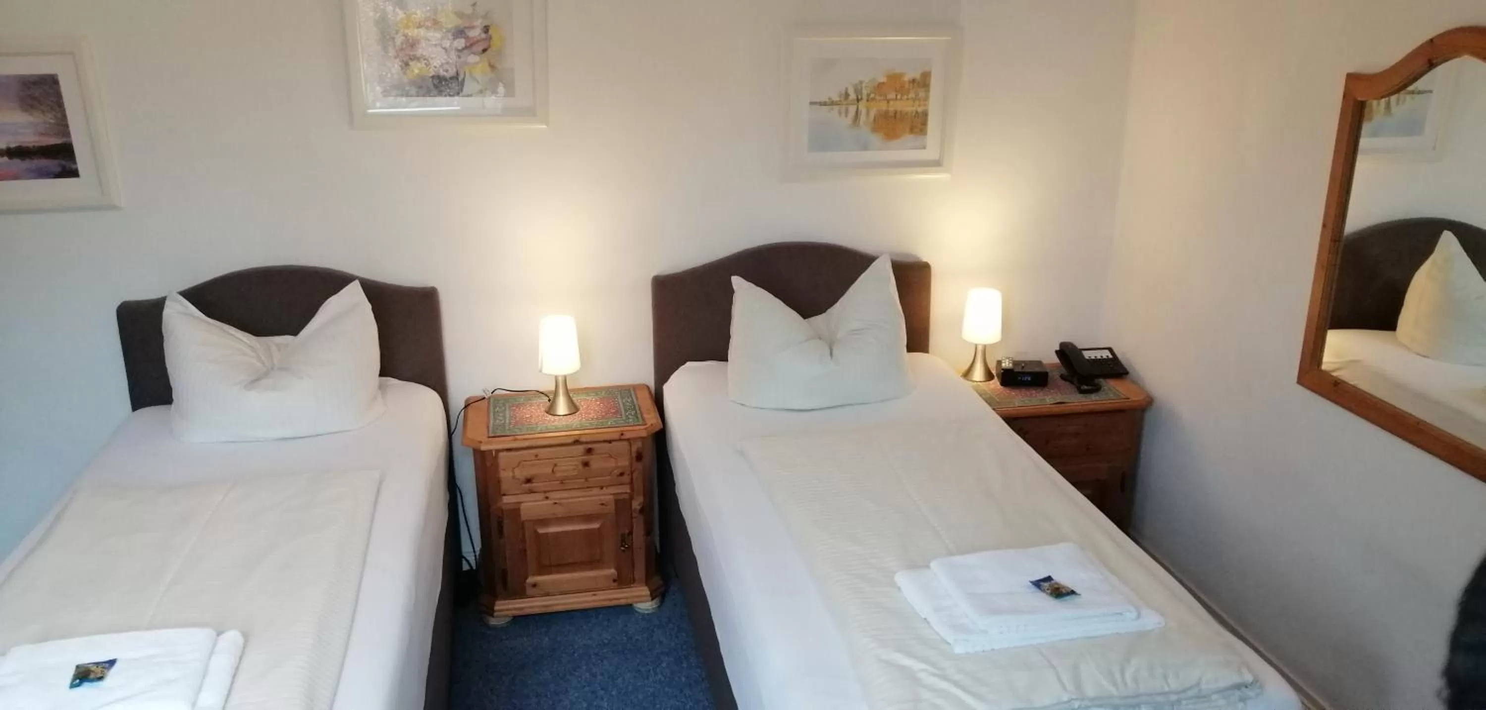 Photo of the whole room, Bed in Hotel Holsteinische Schweiz am Dieksee