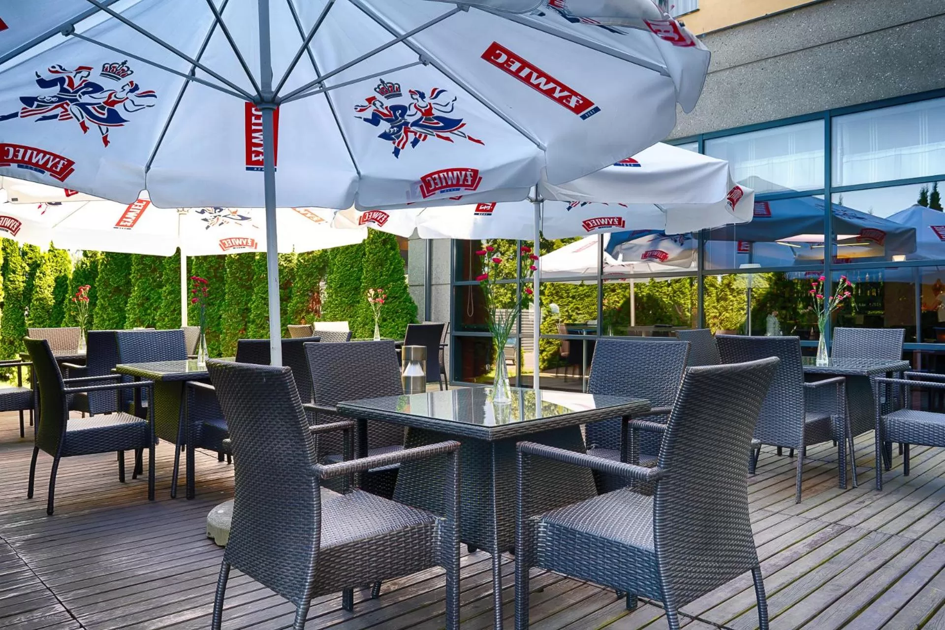 Balcony/Terrace in Focus Hotel Gdańsk