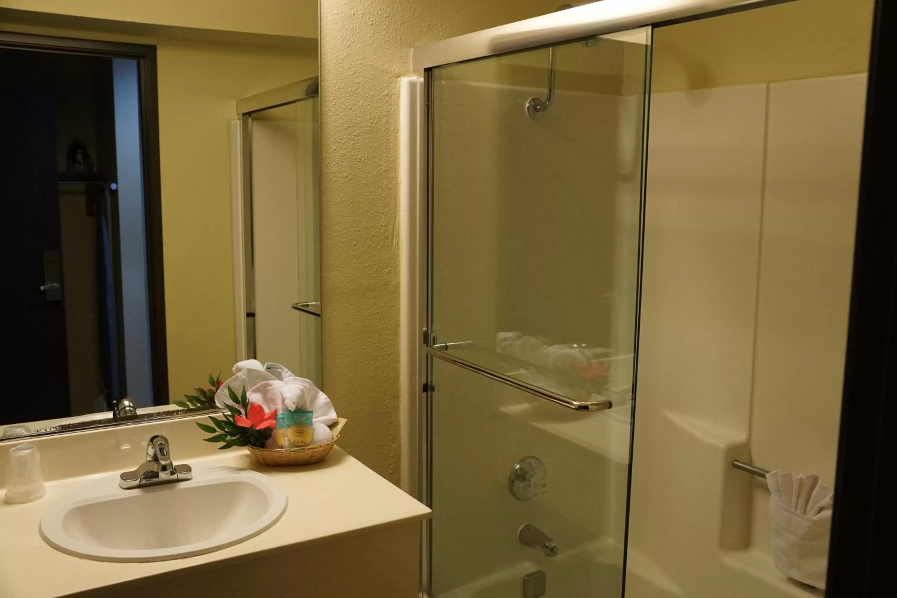 Shower in Railroad Pass Hotel and Casino Ramada by Wyndham