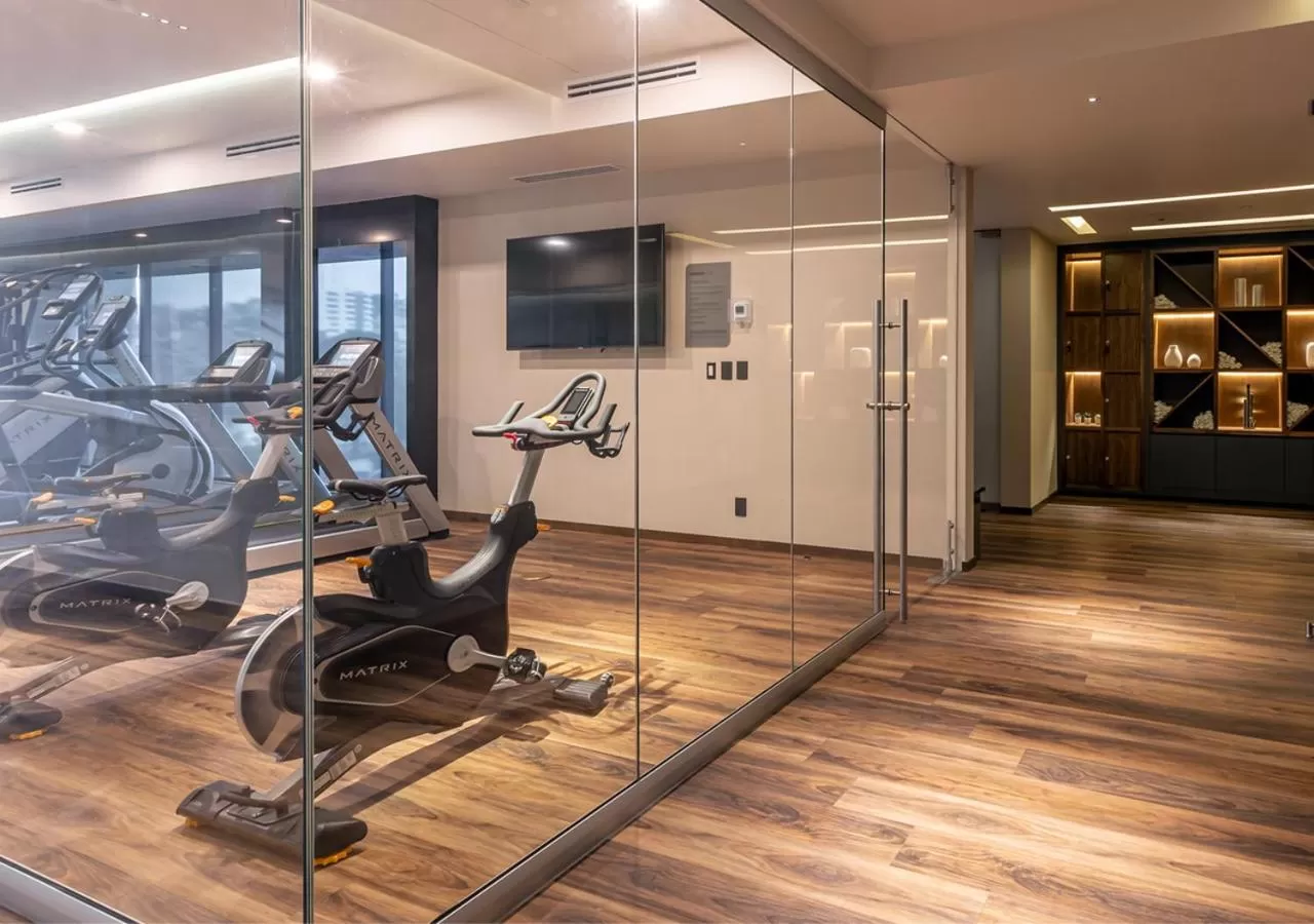Fitness centre/facilities in Hotel Real del Rio