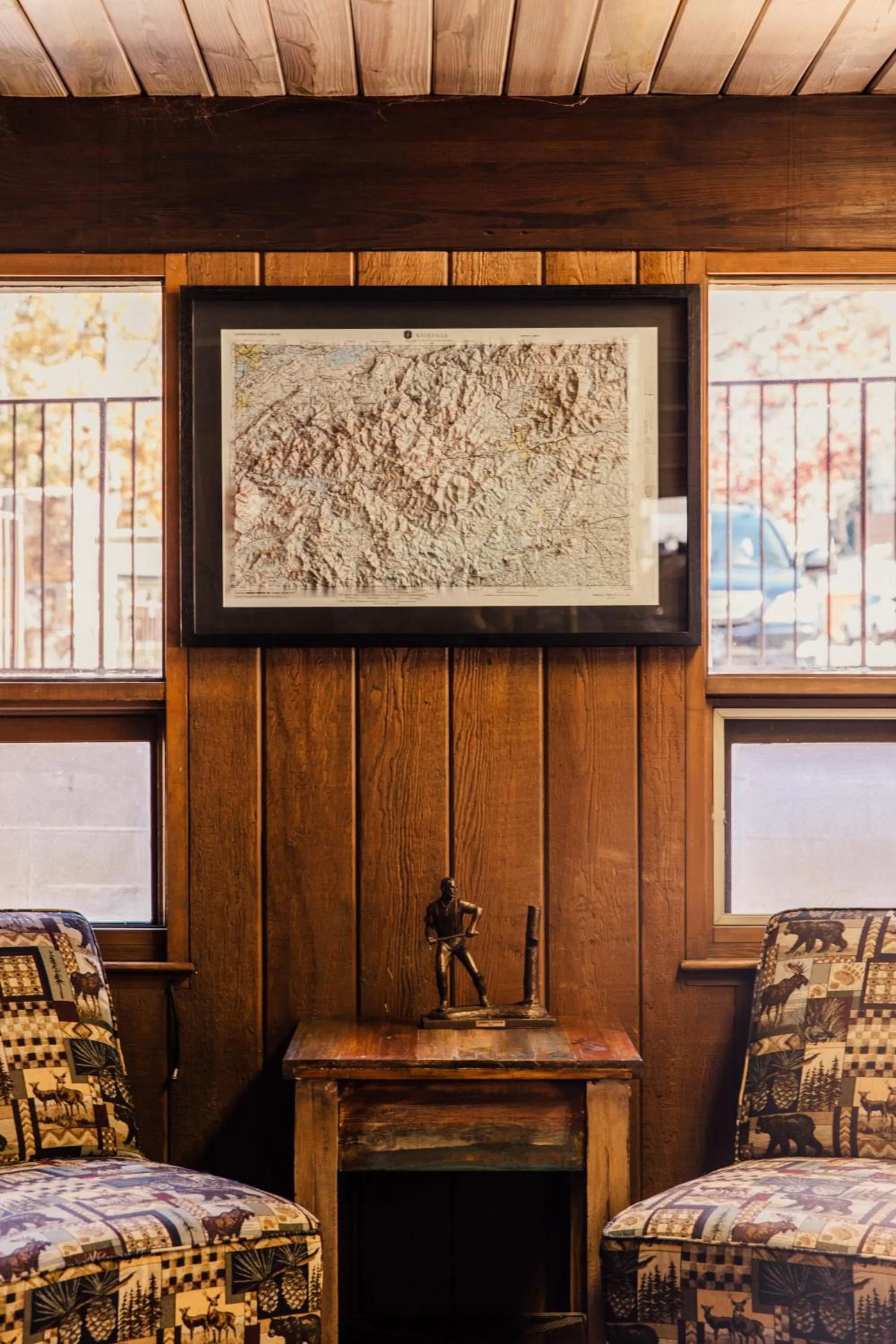 Lobby or reception, Bed in Brookside Lodge