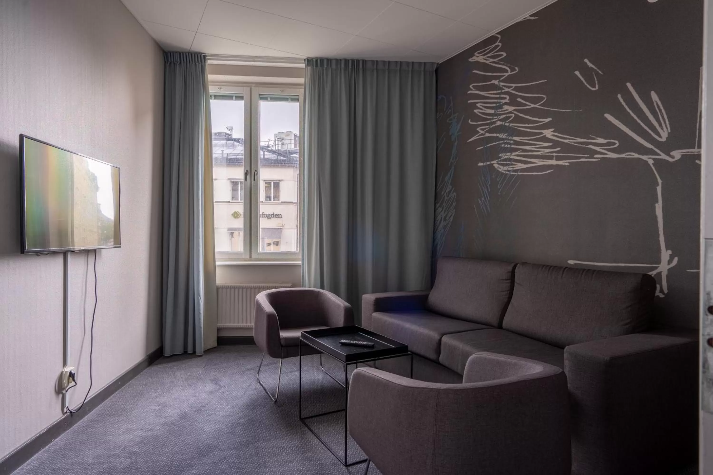 Seating area in Quality Hotel Park Södertälje City