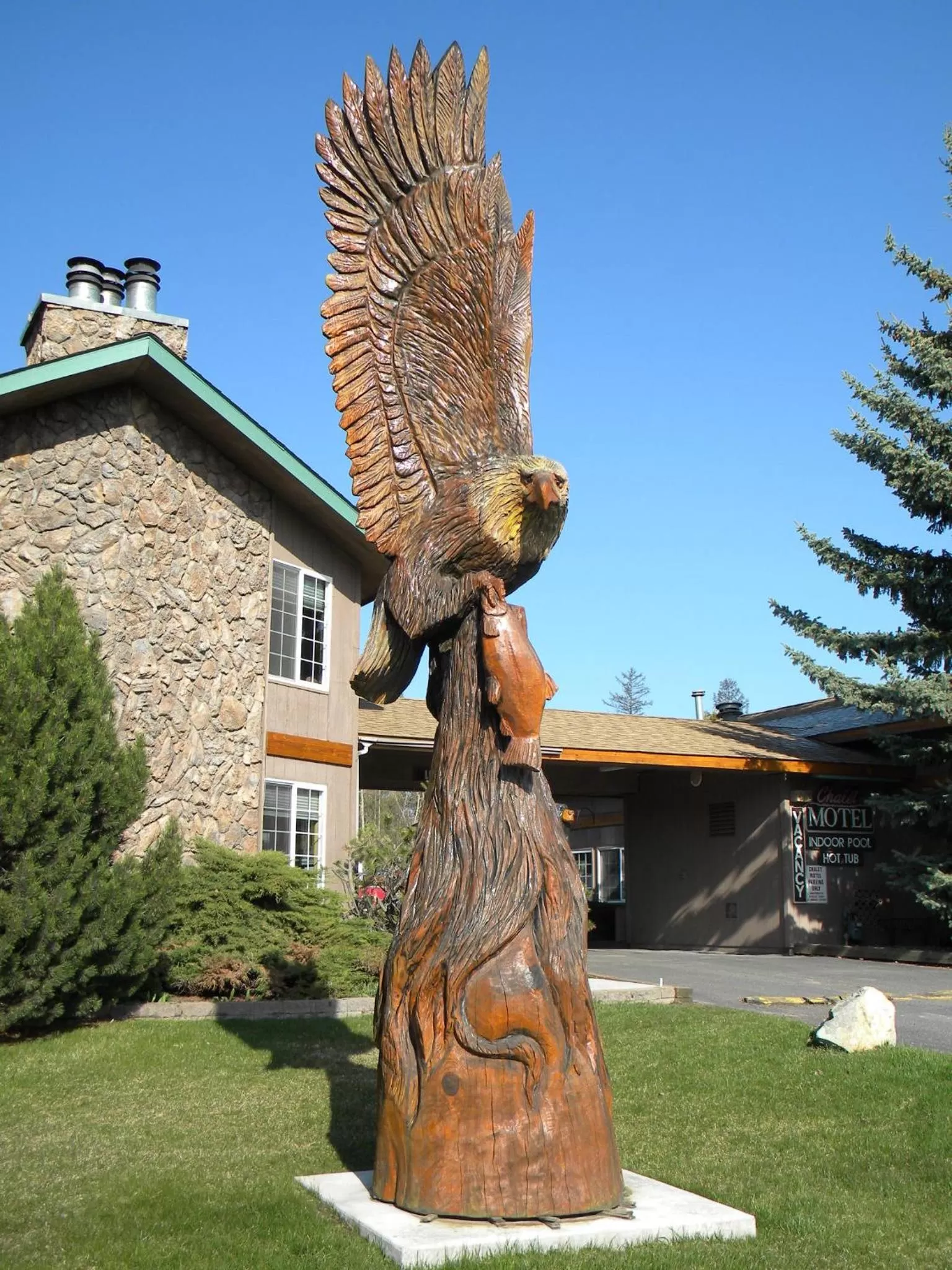 Decorative detail in Chalet Inn