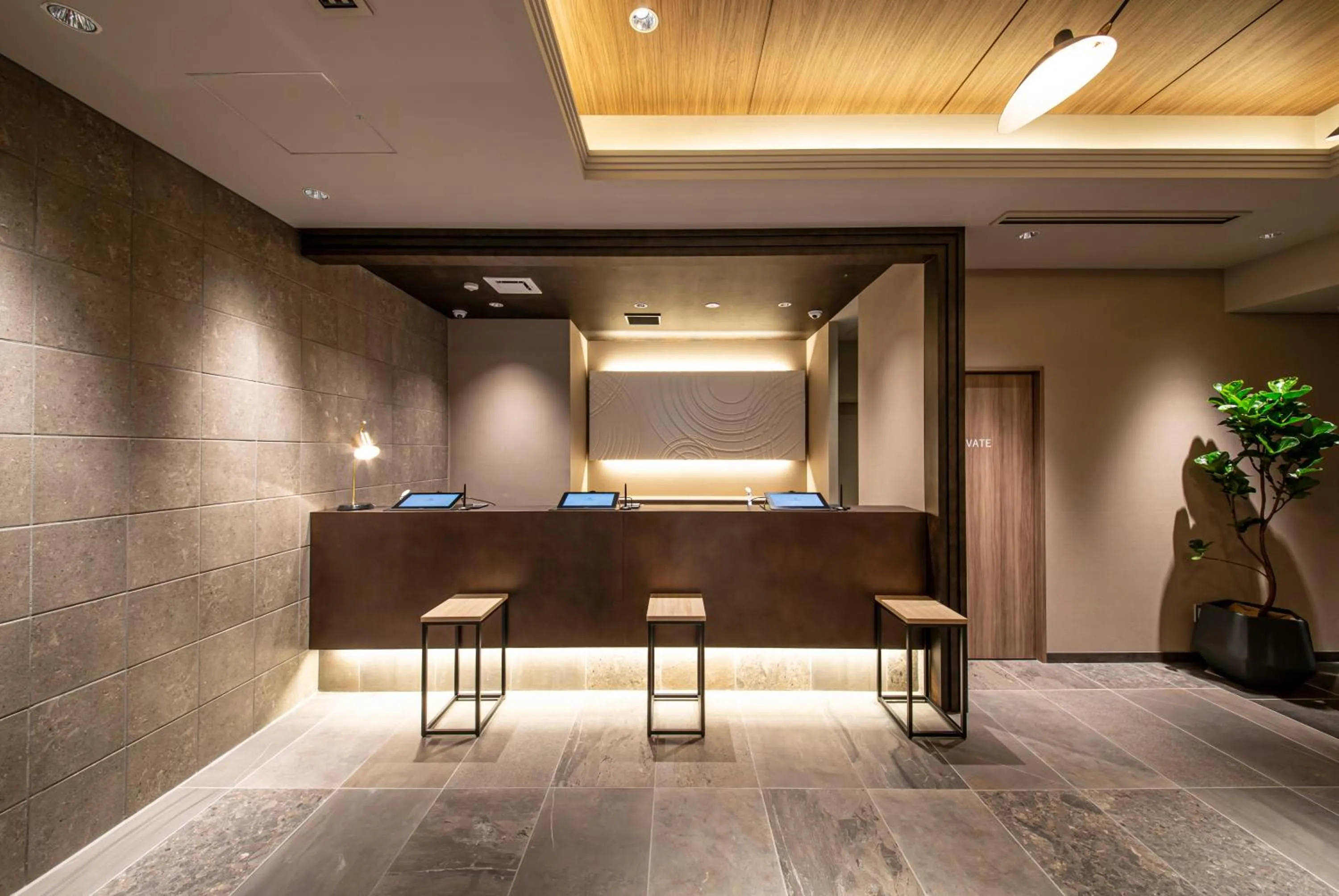 Lobby or reception in HOTEL AMANEK Kamata-Eki Mae