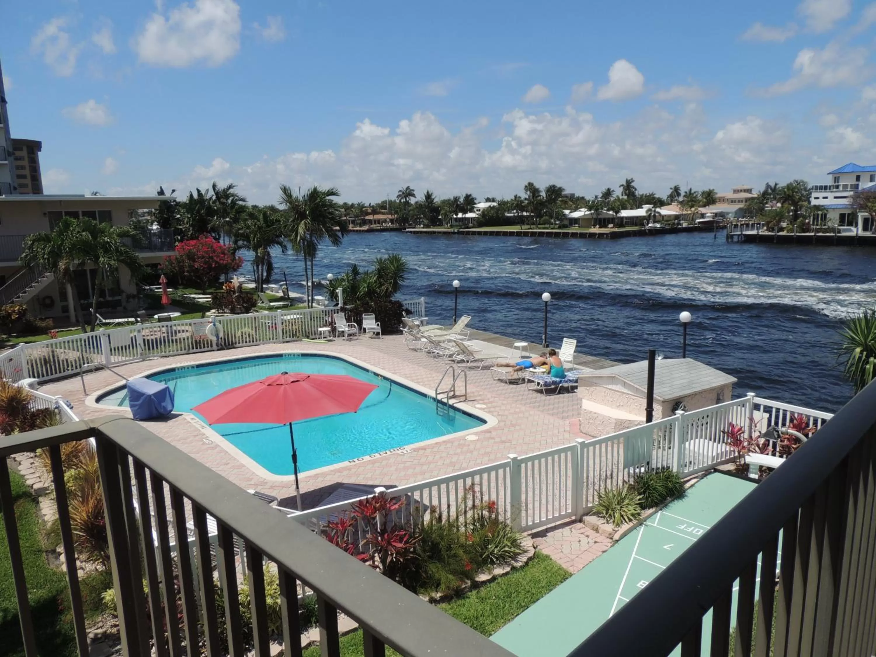River view, Pool View in Aqua Mar Condos
