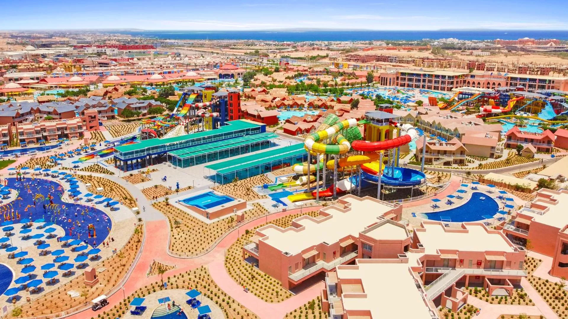 Aqua park in Neverland City Hurghada - Pickalbatros
