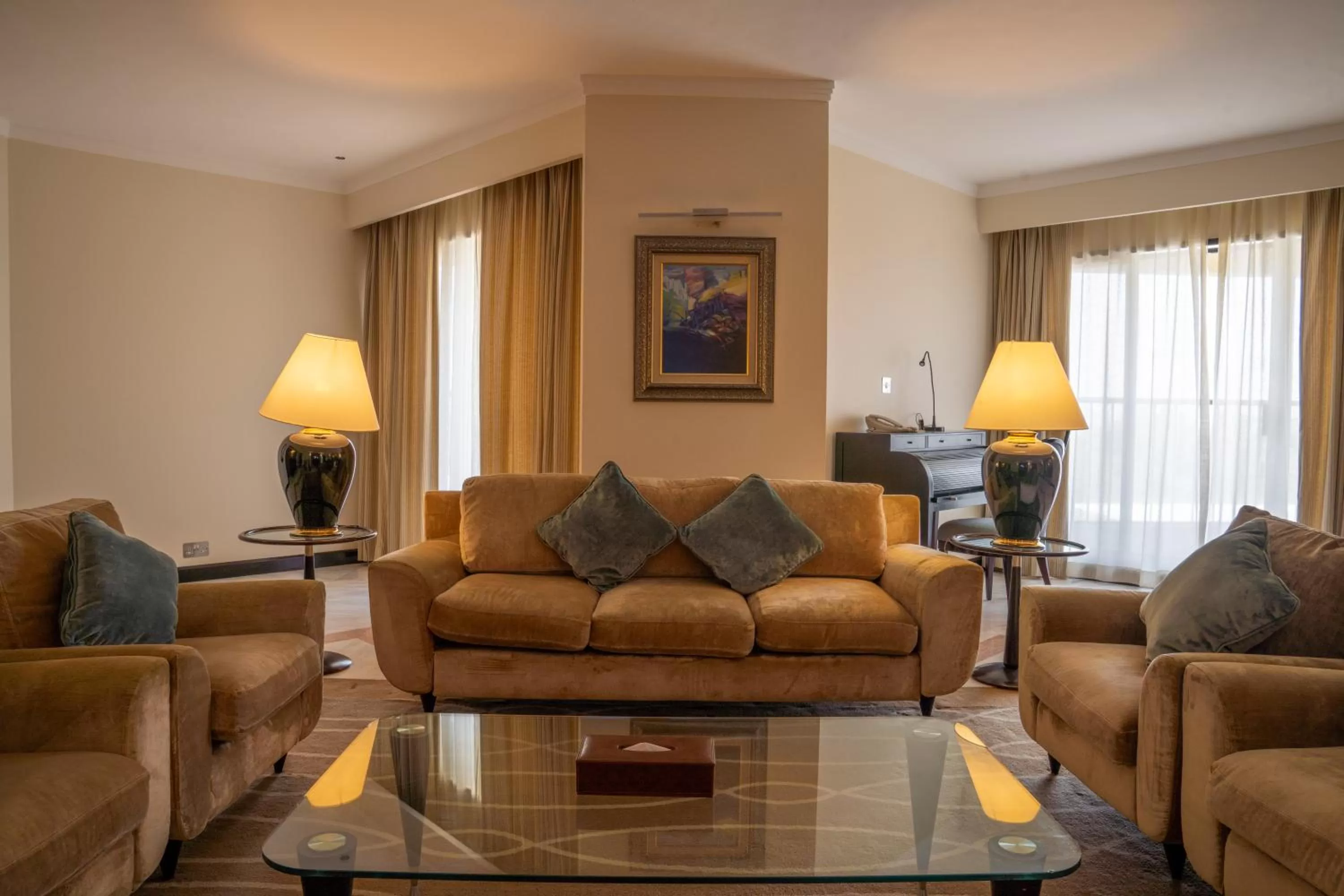 Seating area in Danat Al Ain Resort