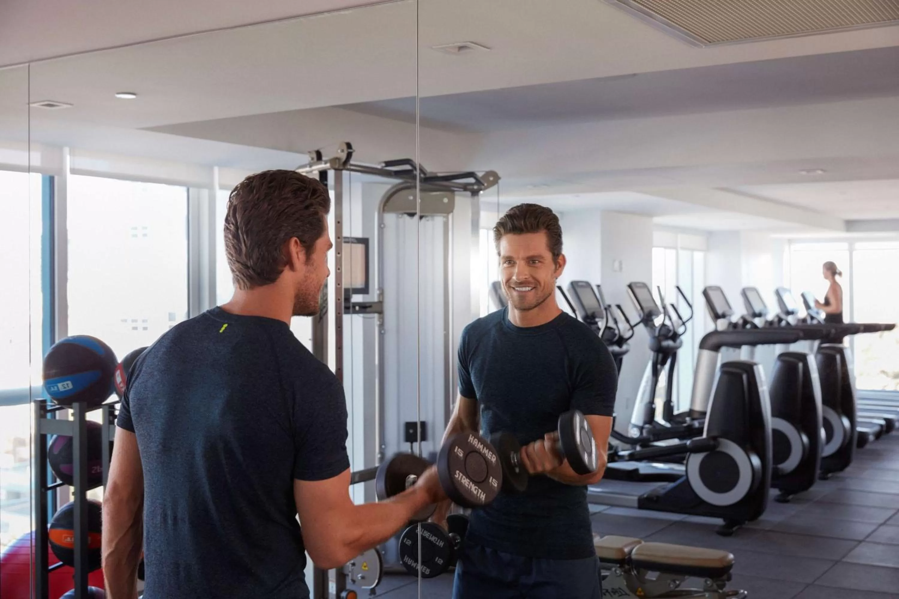 Fitness centre/facilities in Conrad Fort Lauderdale Beach