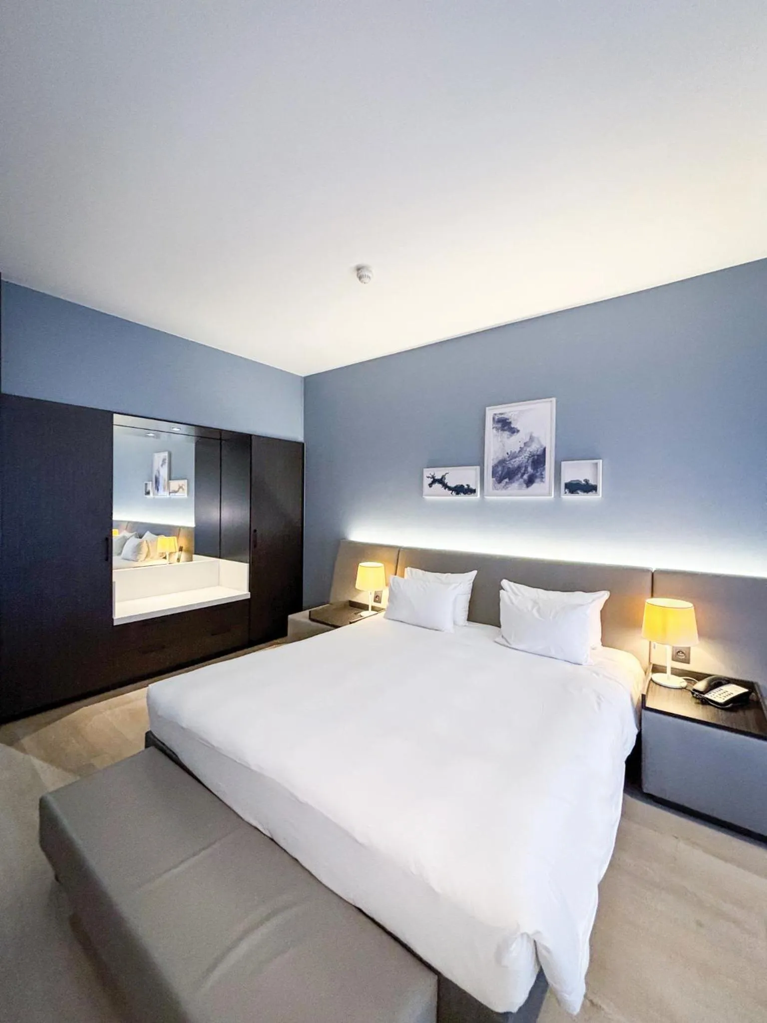 Bed in Radisson BLU Palace Hotel, Spa