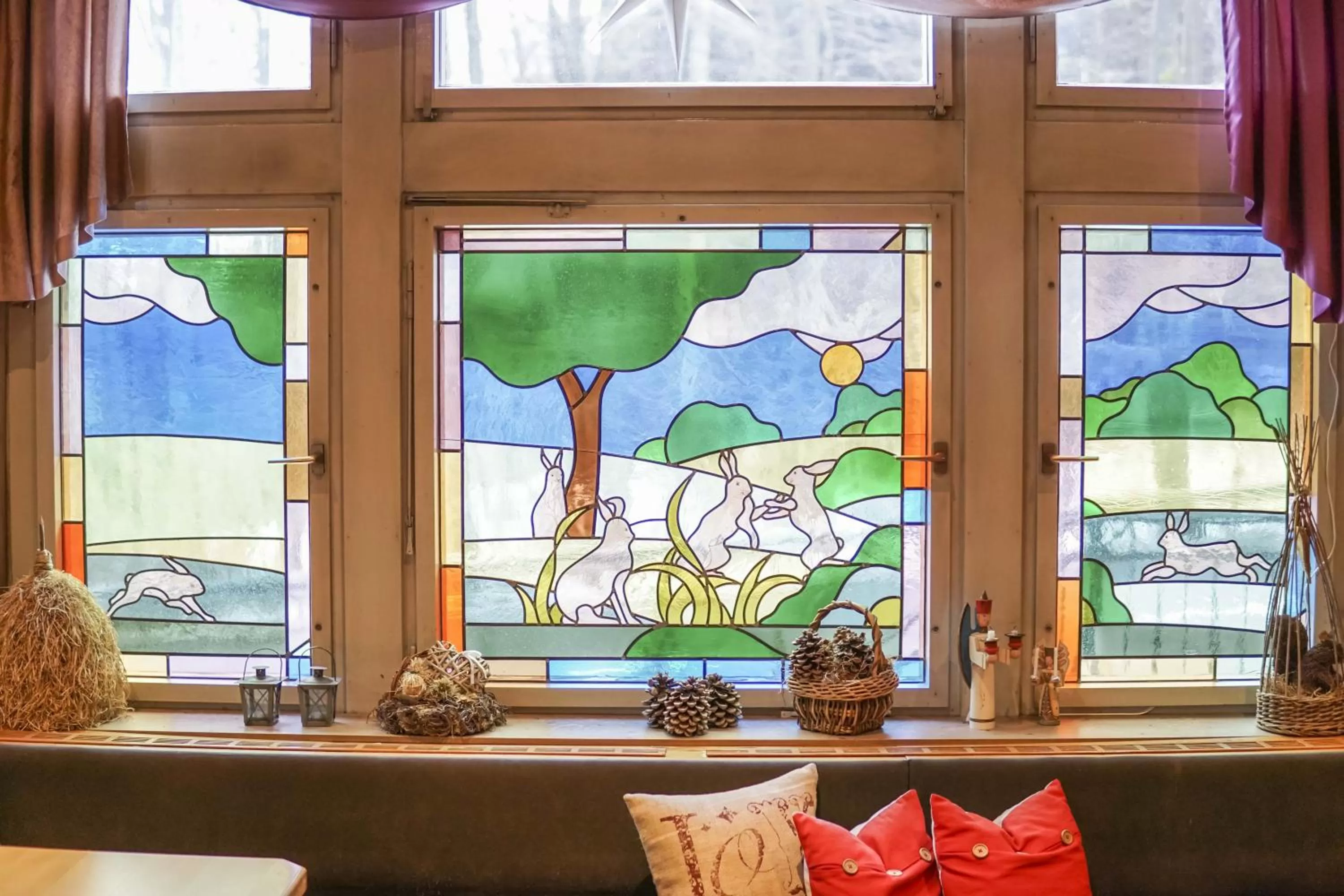 Decorative detail in Naturhotel Forsthaus