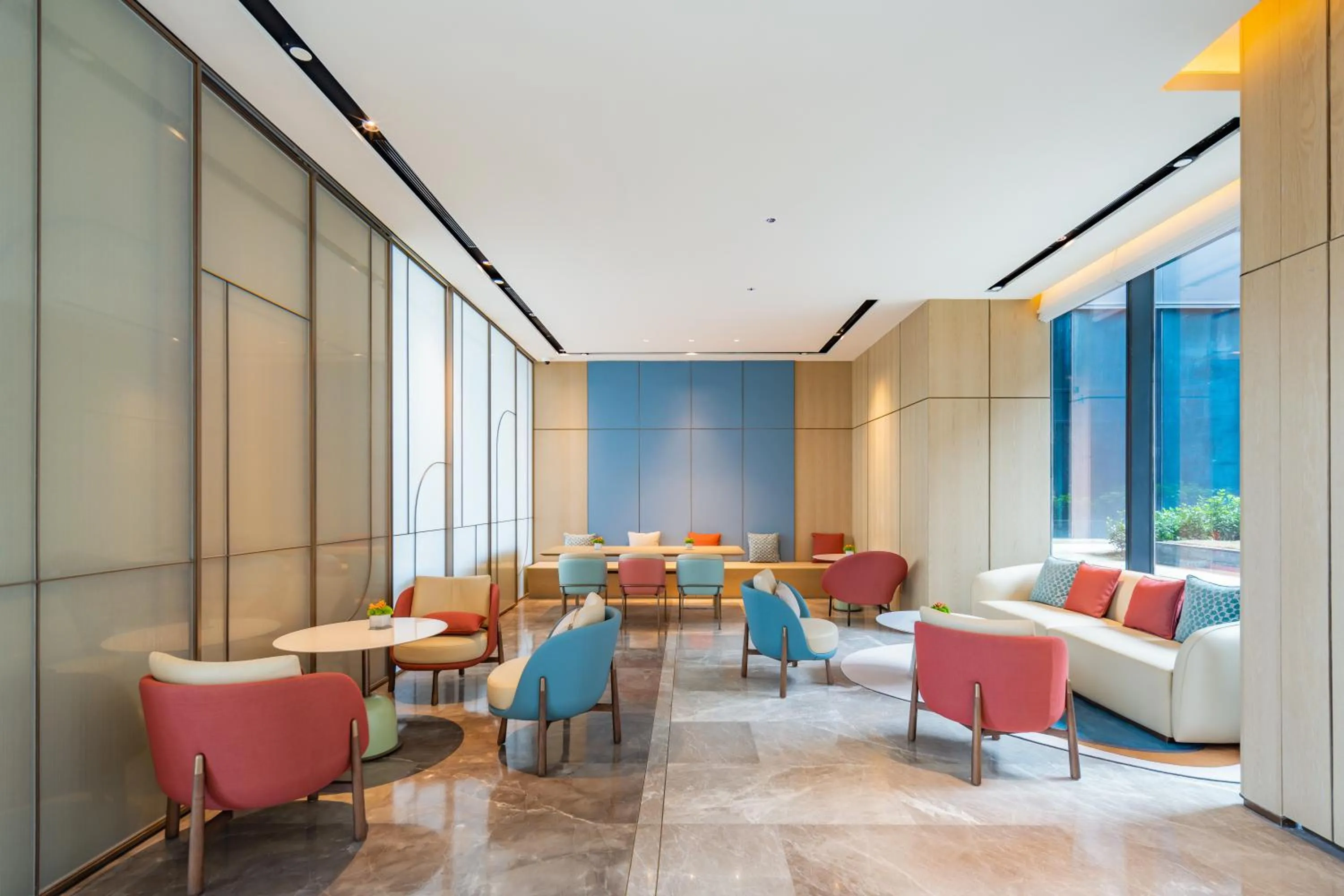 Seating area in EVEN Hotels Shanghai Expo by IHG