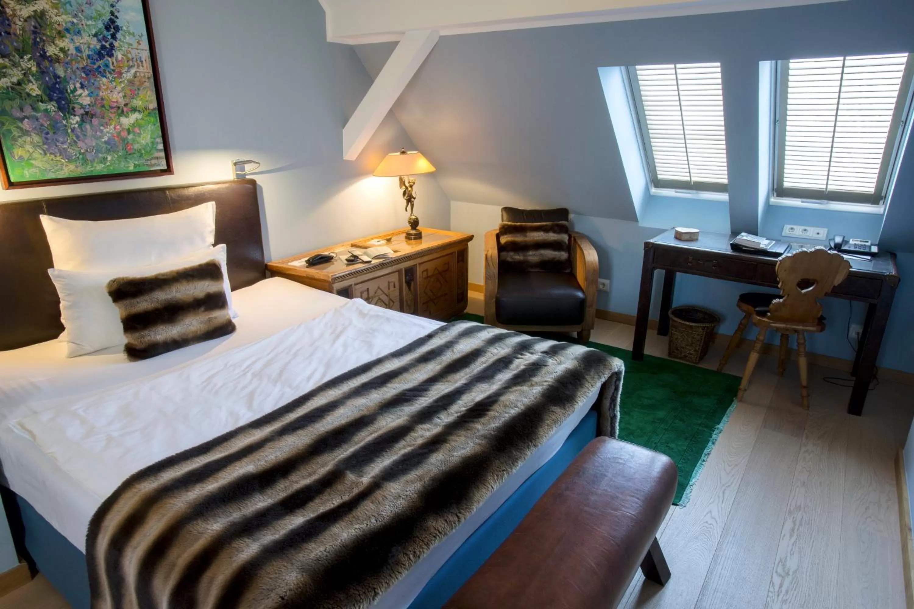 Bedroom, Bed in Schlosshotel Hugenpoet