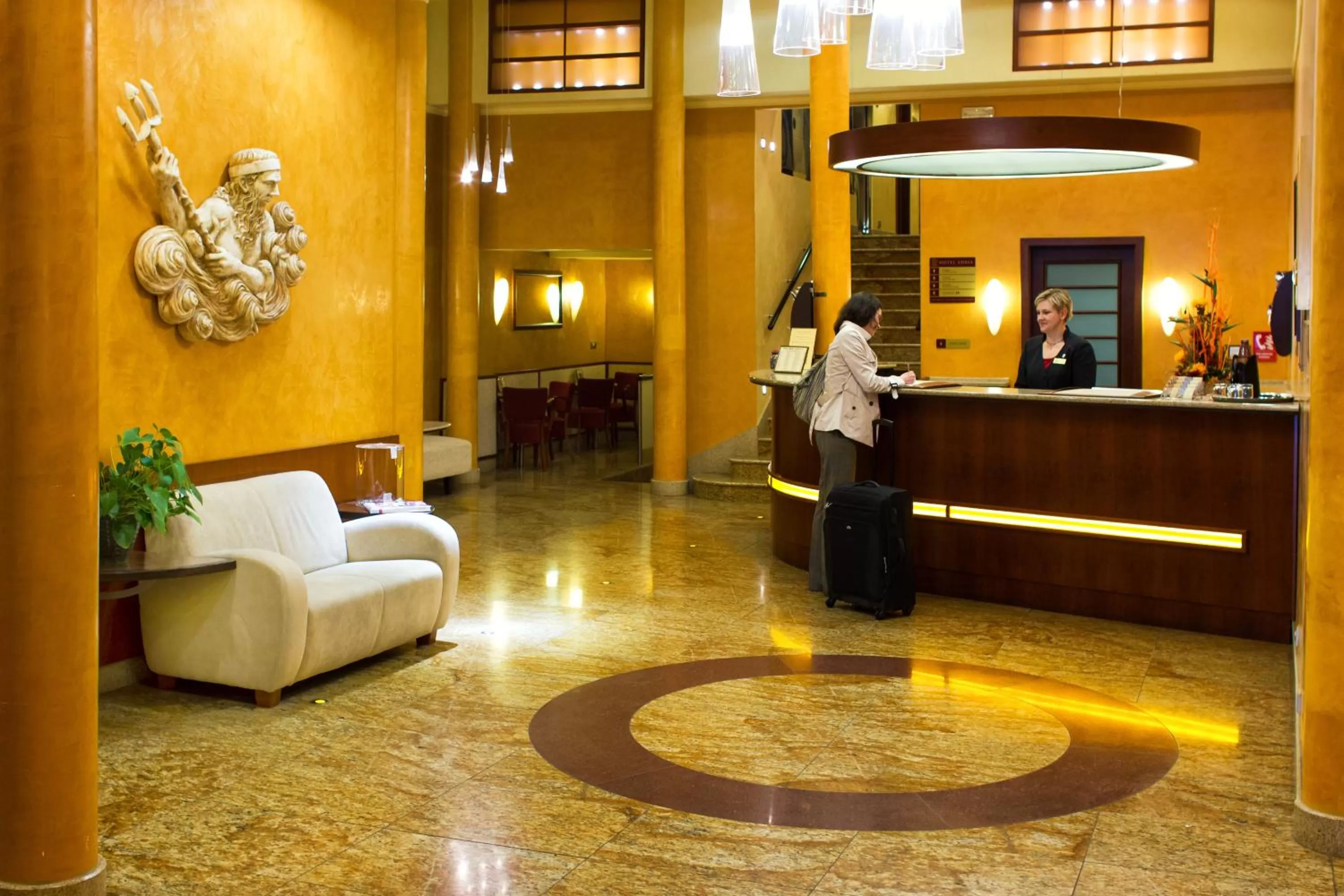 Lobby or reception in Adria Hotel Prague