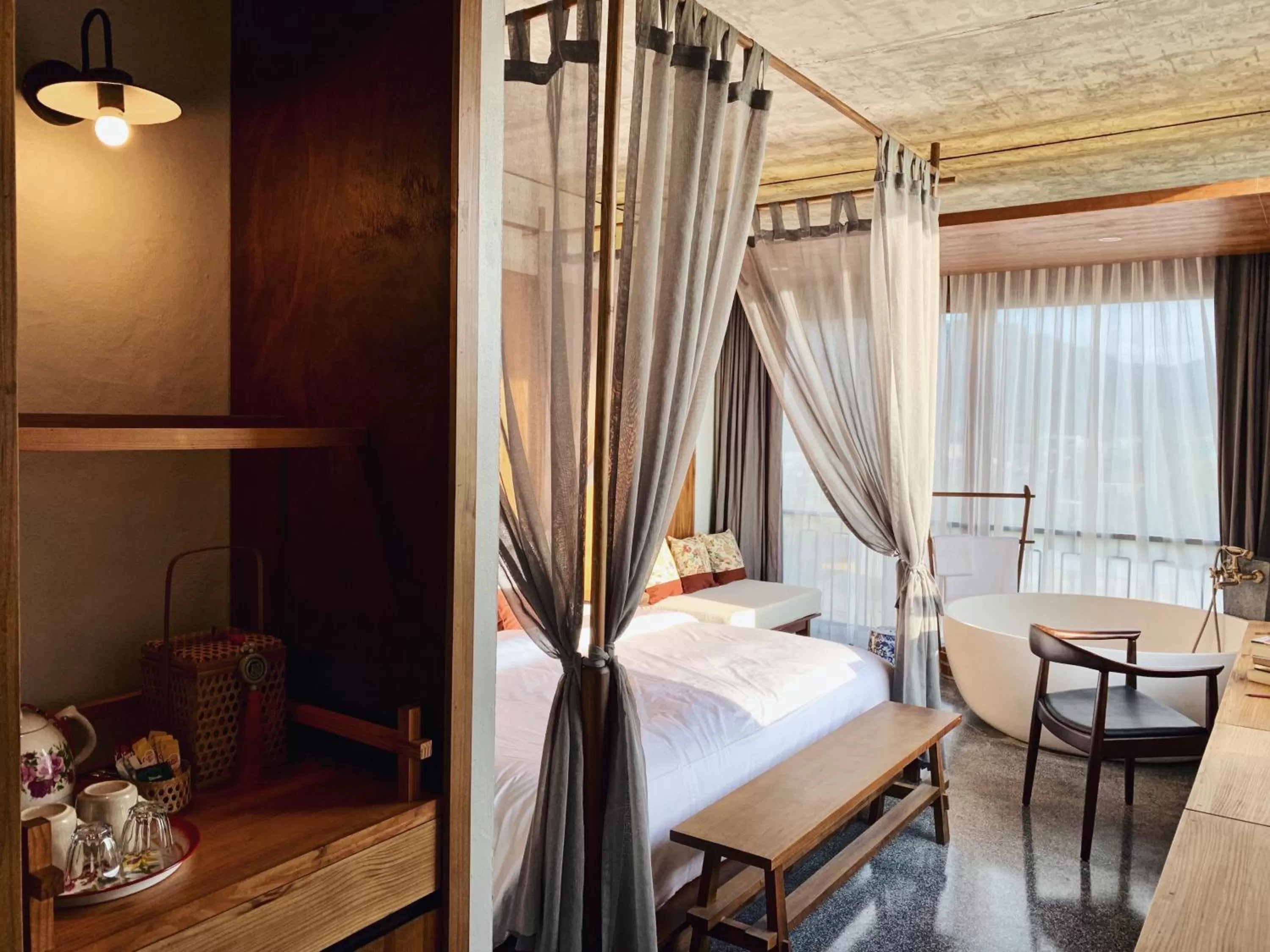 Bed in Hotel Gahn Khao Lak