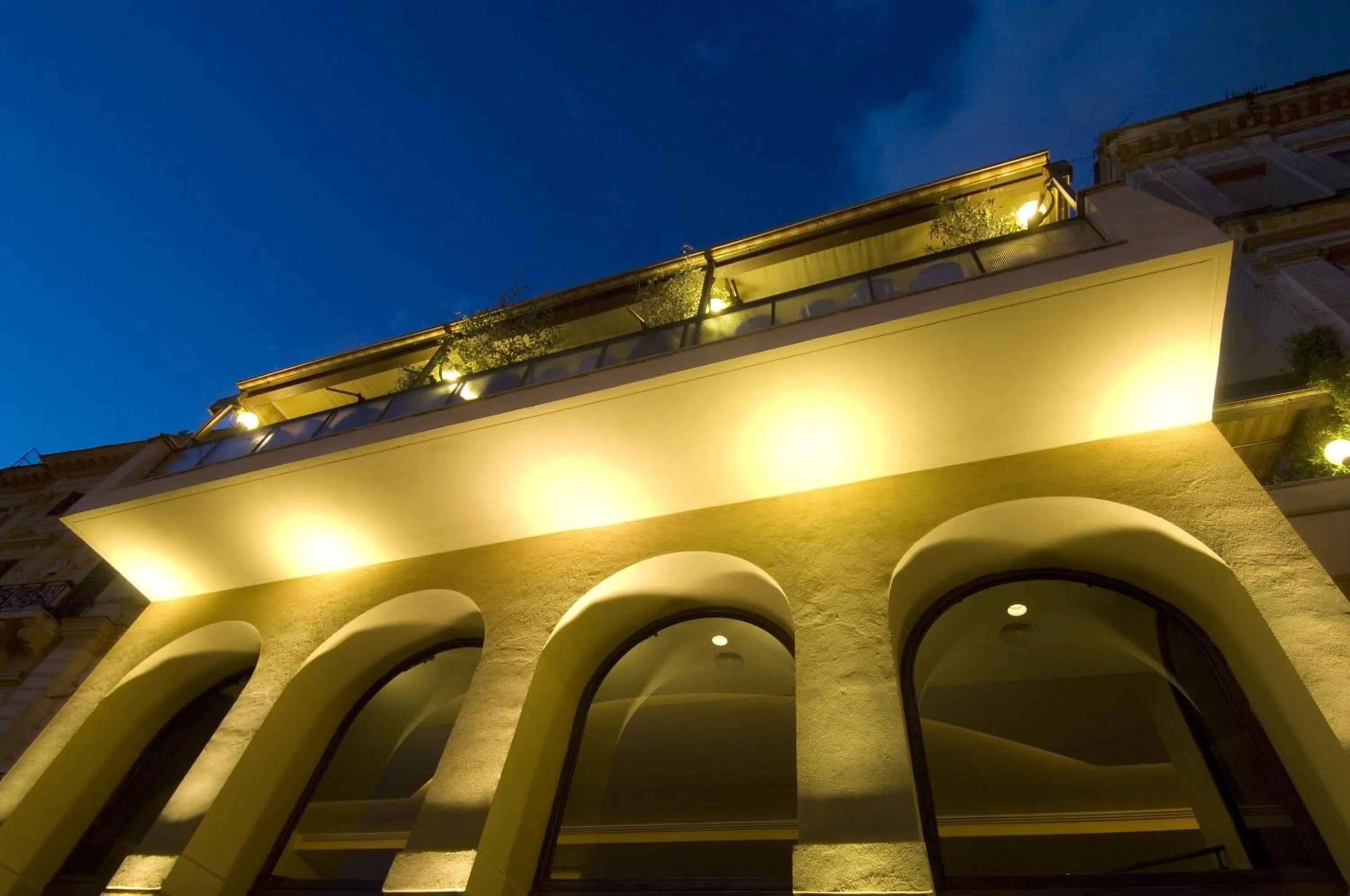 Property building in Hotel Cacciani