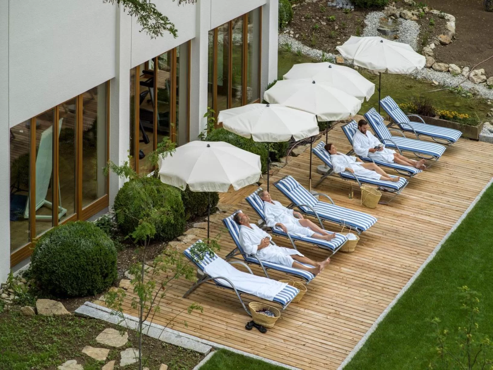 Patio in Bio Thermalhotel Falkenhof