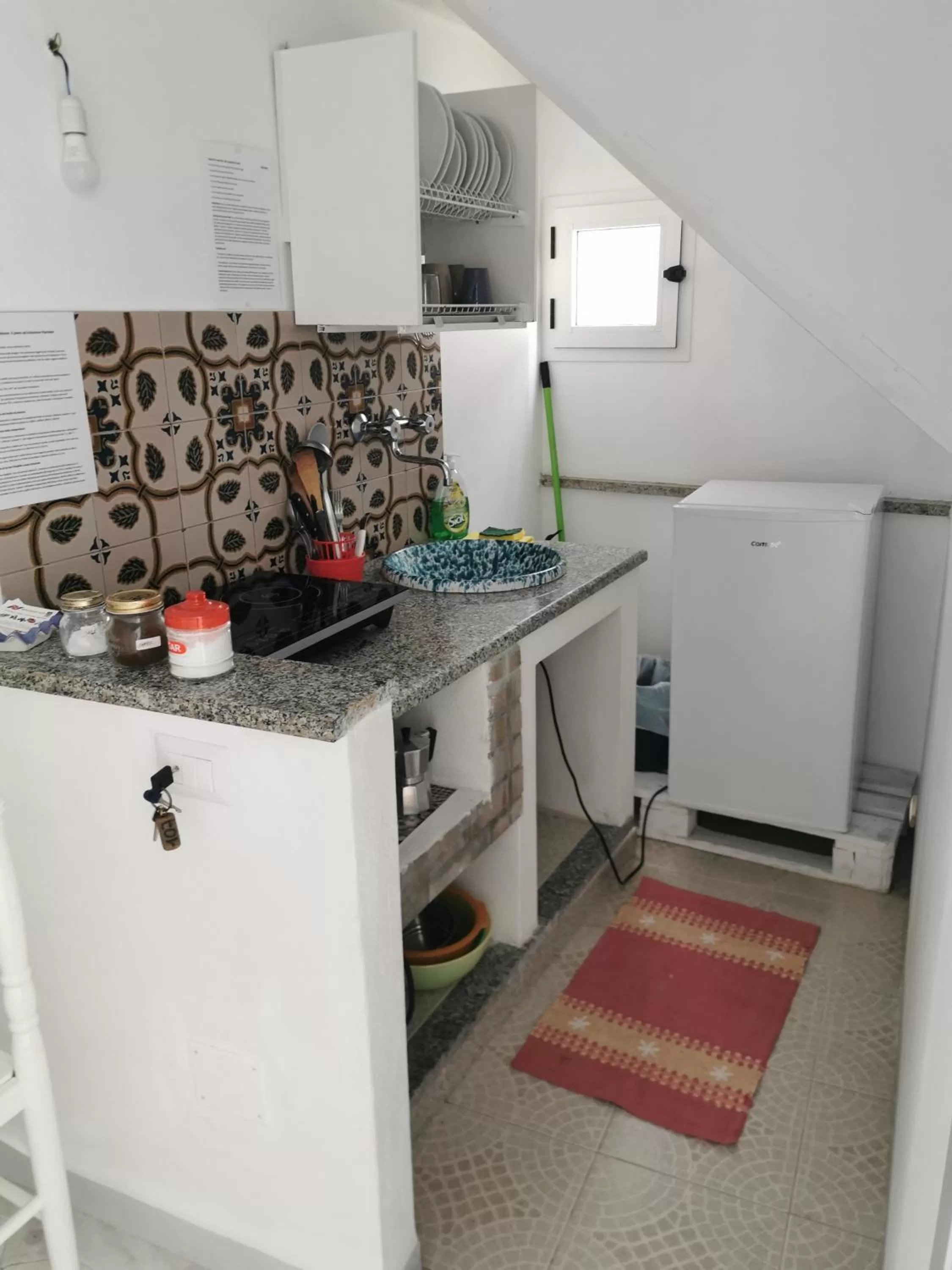 Kitchen or kitchenette in Lo Nardo Accommodation