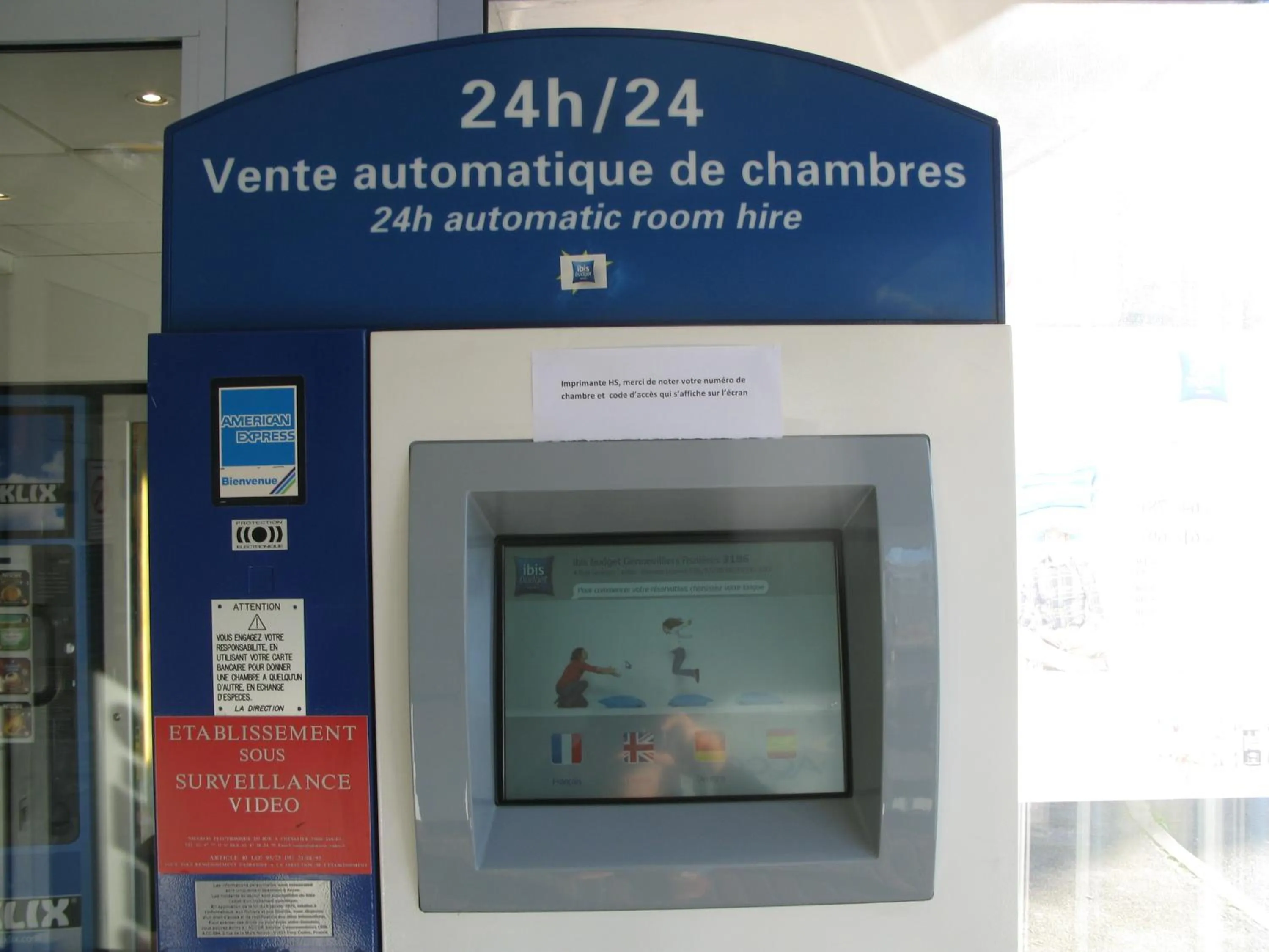 Decorative detail in ibis Budget Gennevilliers Asnieres