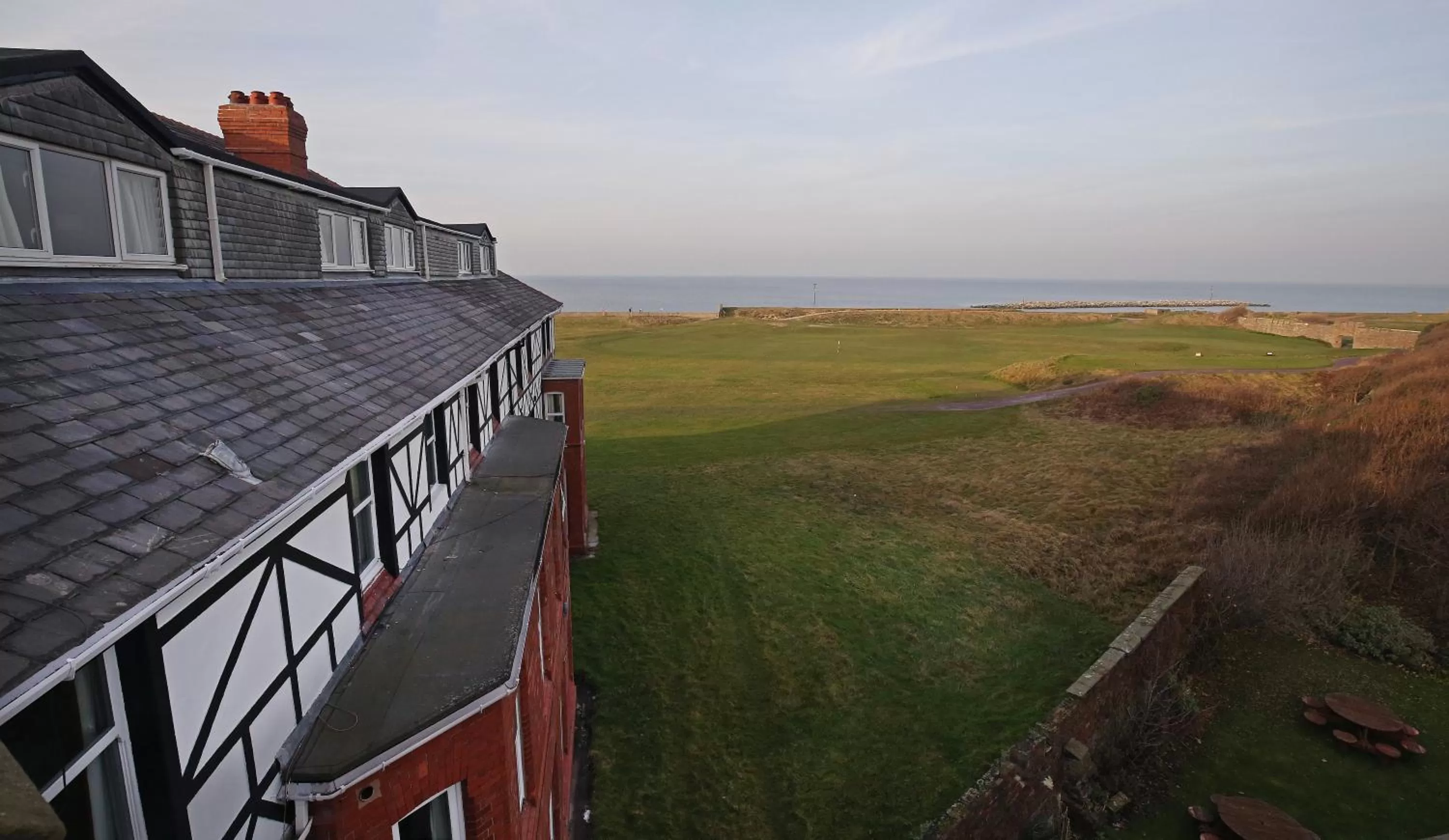 Sea view in Leasowe Castle Hotel