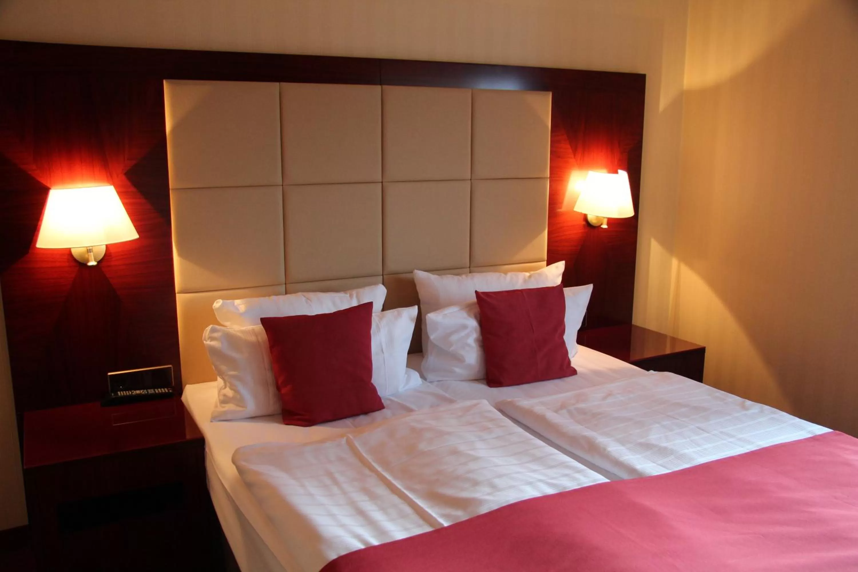 Decorative detail, Bed in Hotel Amaris Bremerhaven