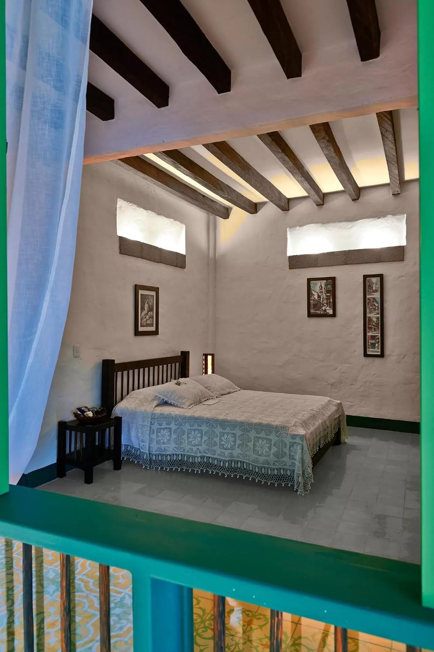 Bed in El Despertar Hotel