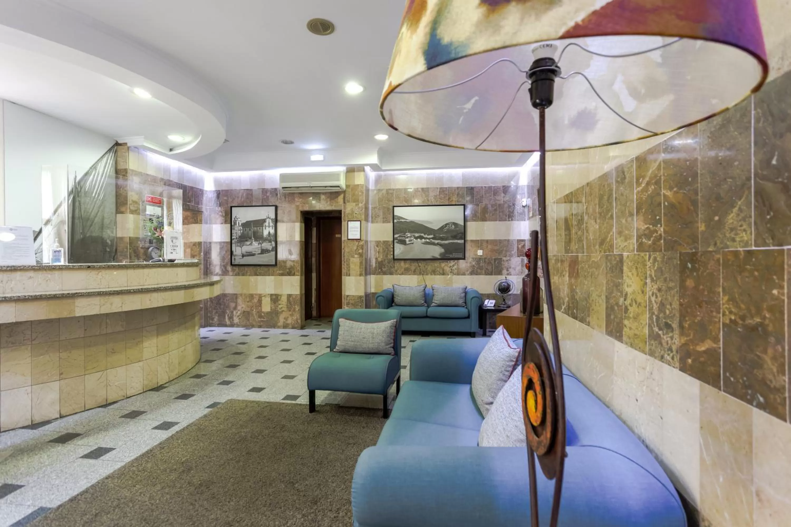 Lobby or reception in Hotel Arangues