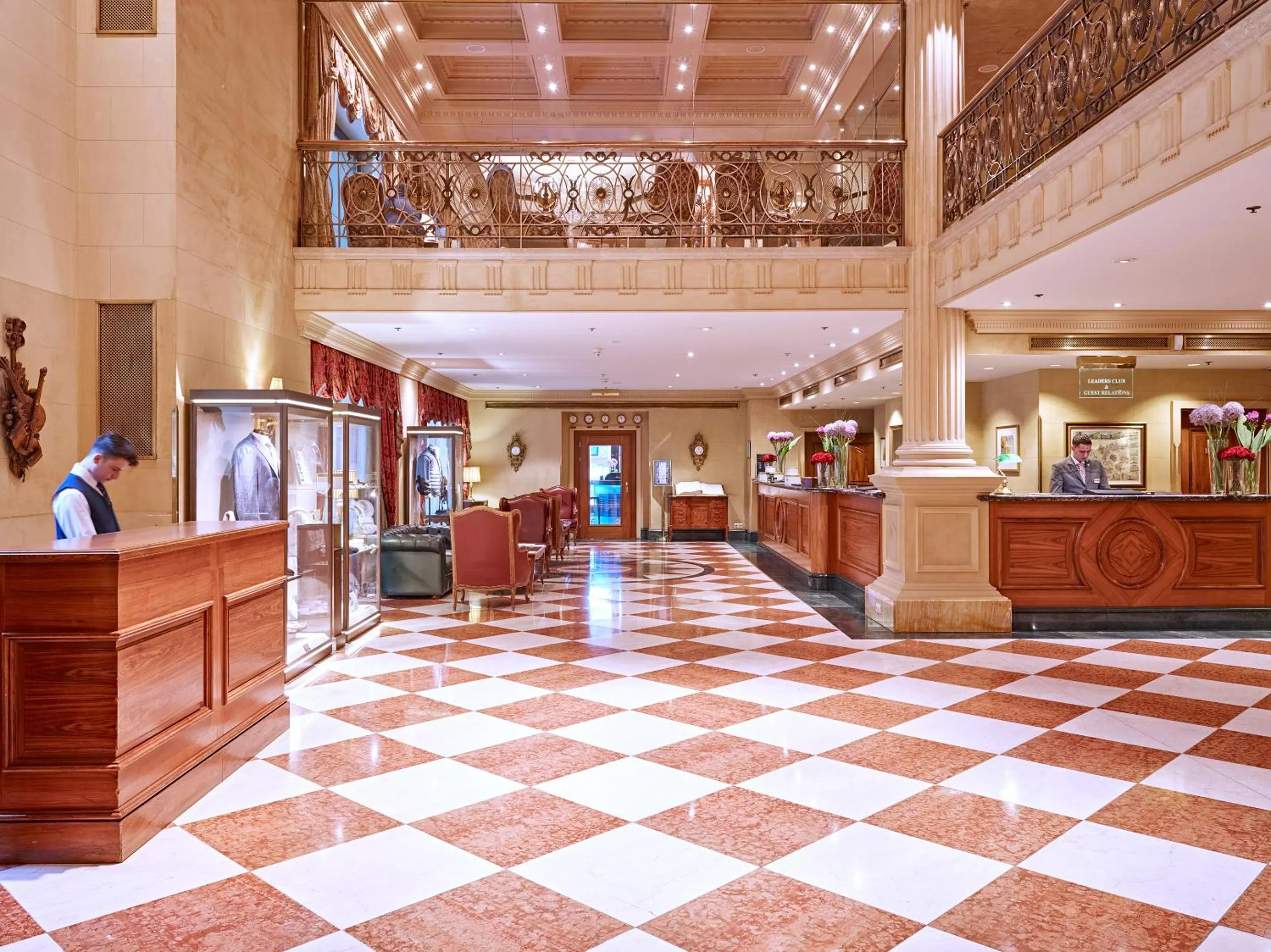 Lobby or reception in Grand Hotel Wien