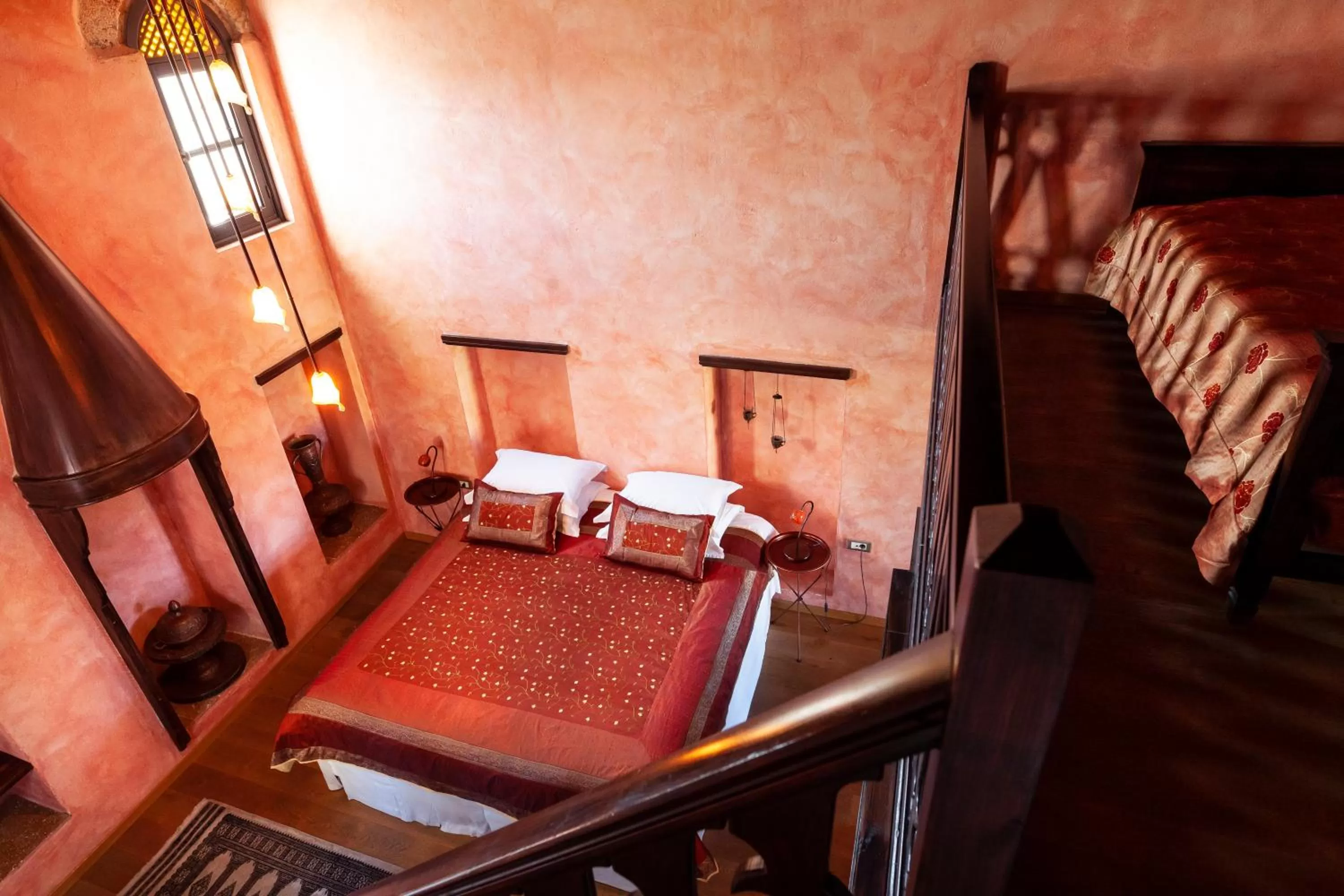 Bed in Spirit Of The Knights Boutique Hotel