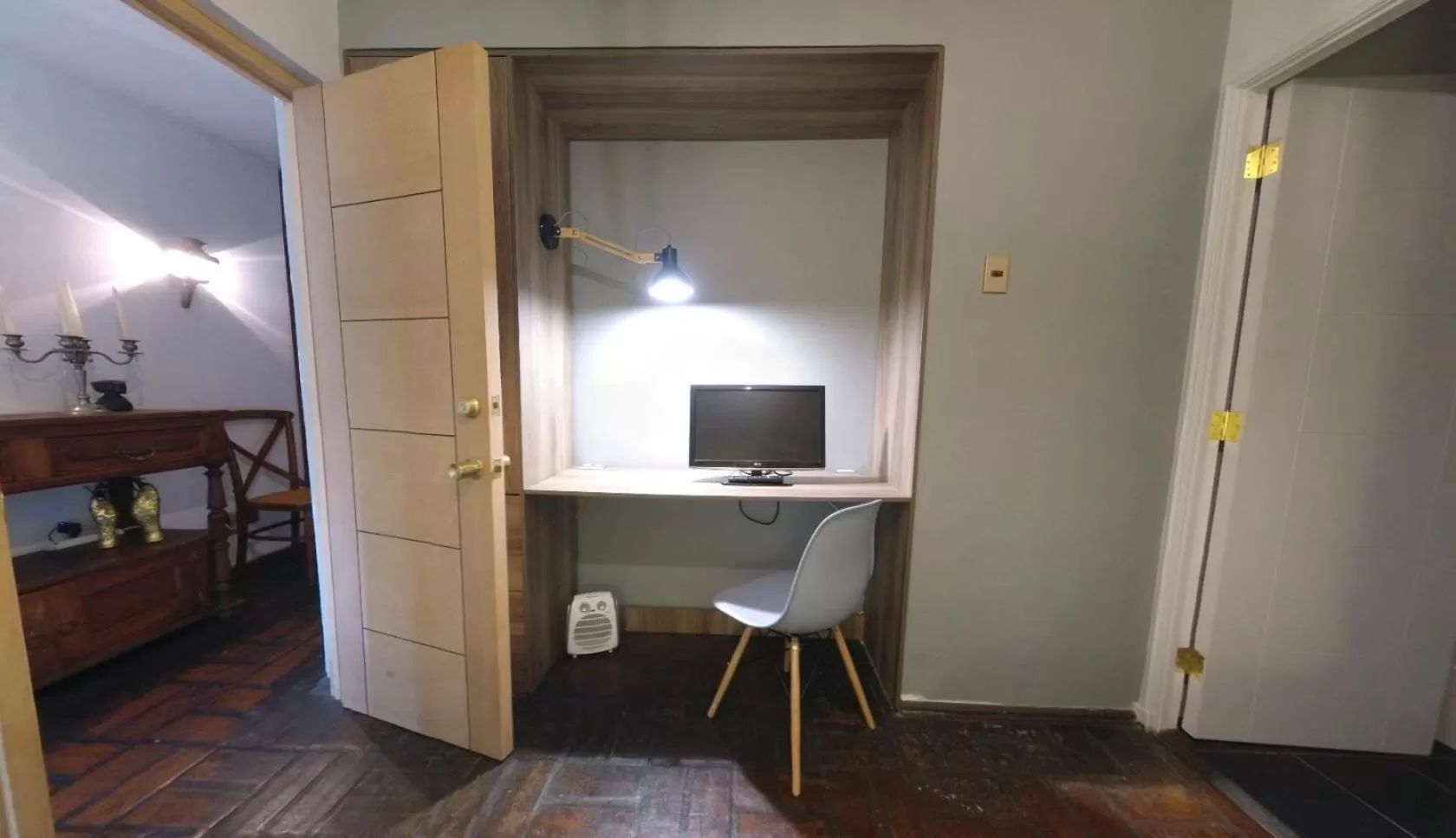 Seating area, TV/Entertainment Center in Rent apart Las Condes