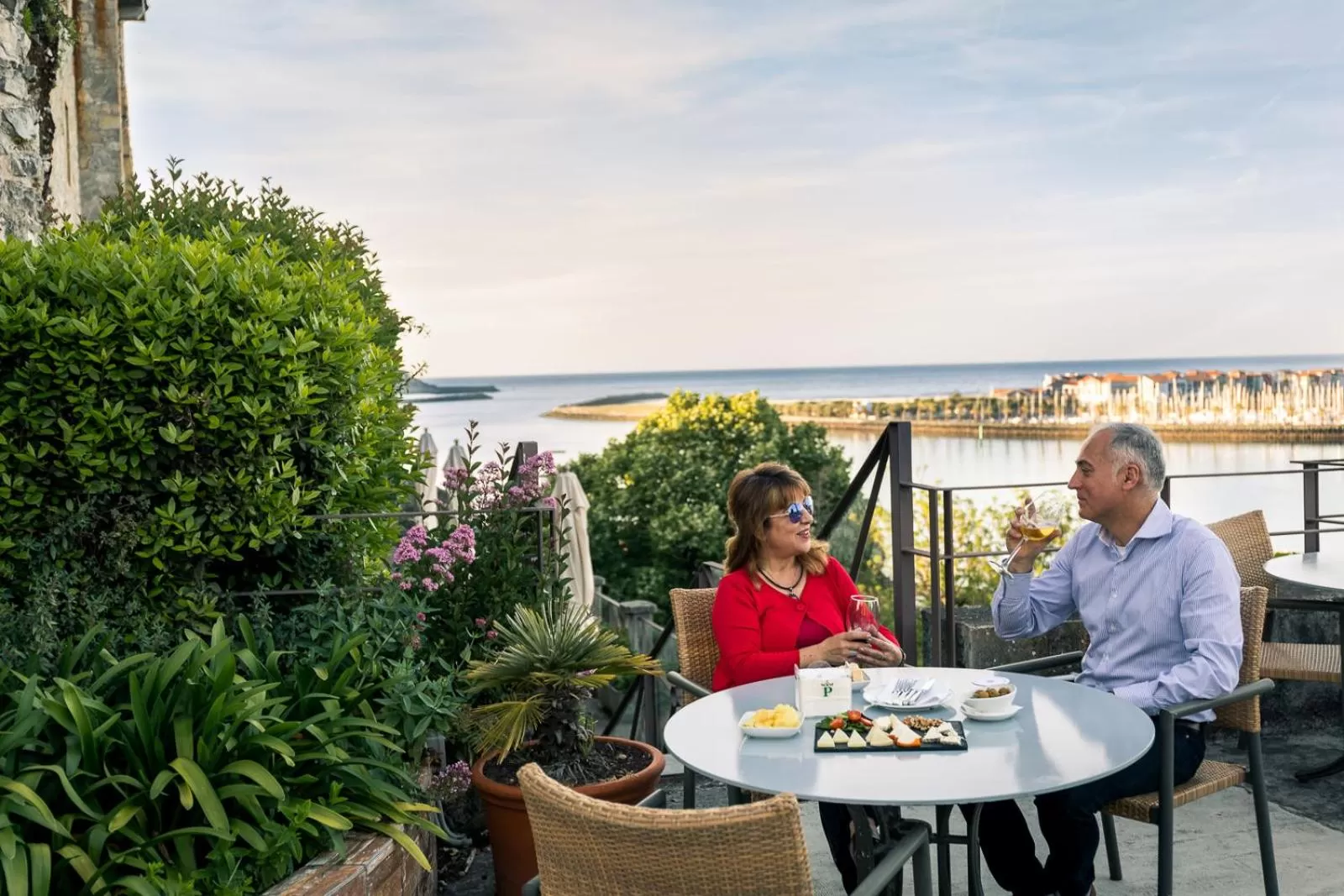 People in Parador de Hondarribia