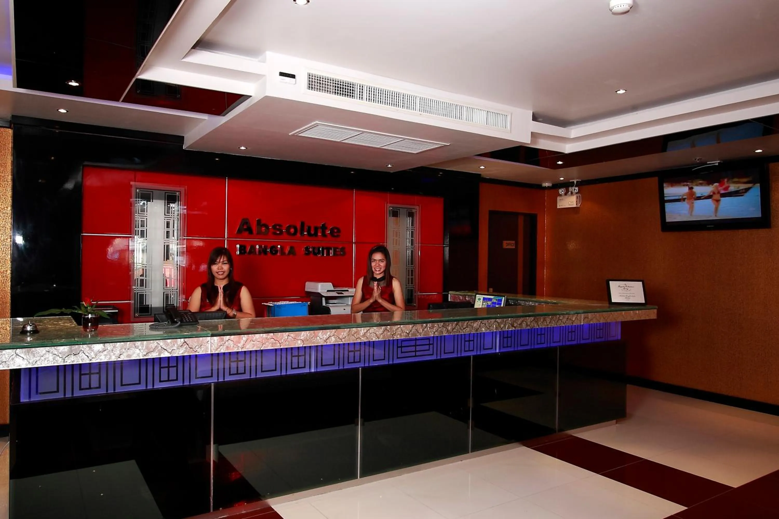 Lobby or reception in Absolute Bangla Suites