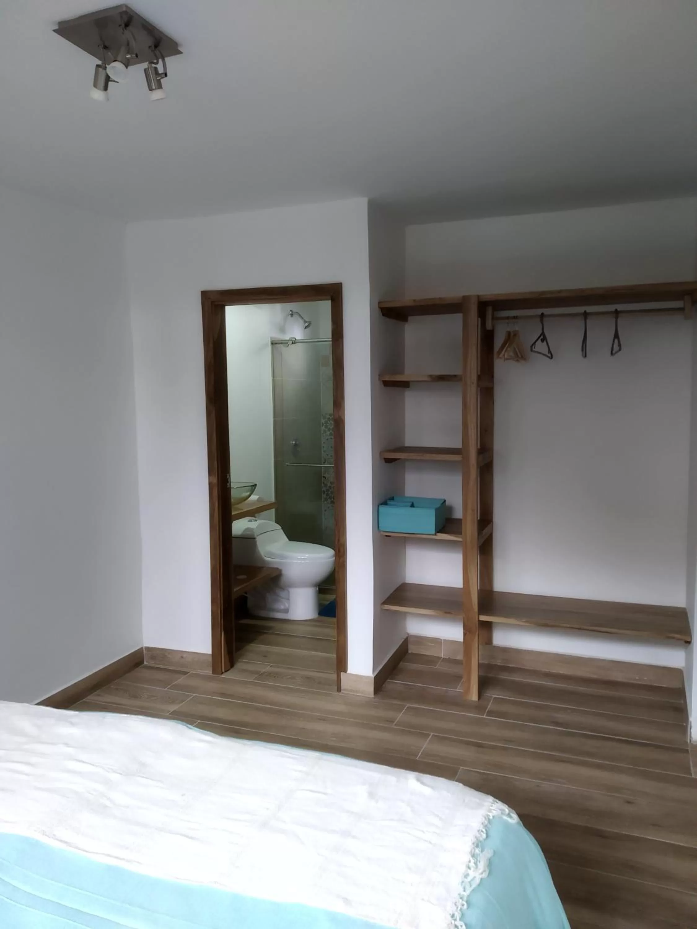 Bed in Hotel La Caracola