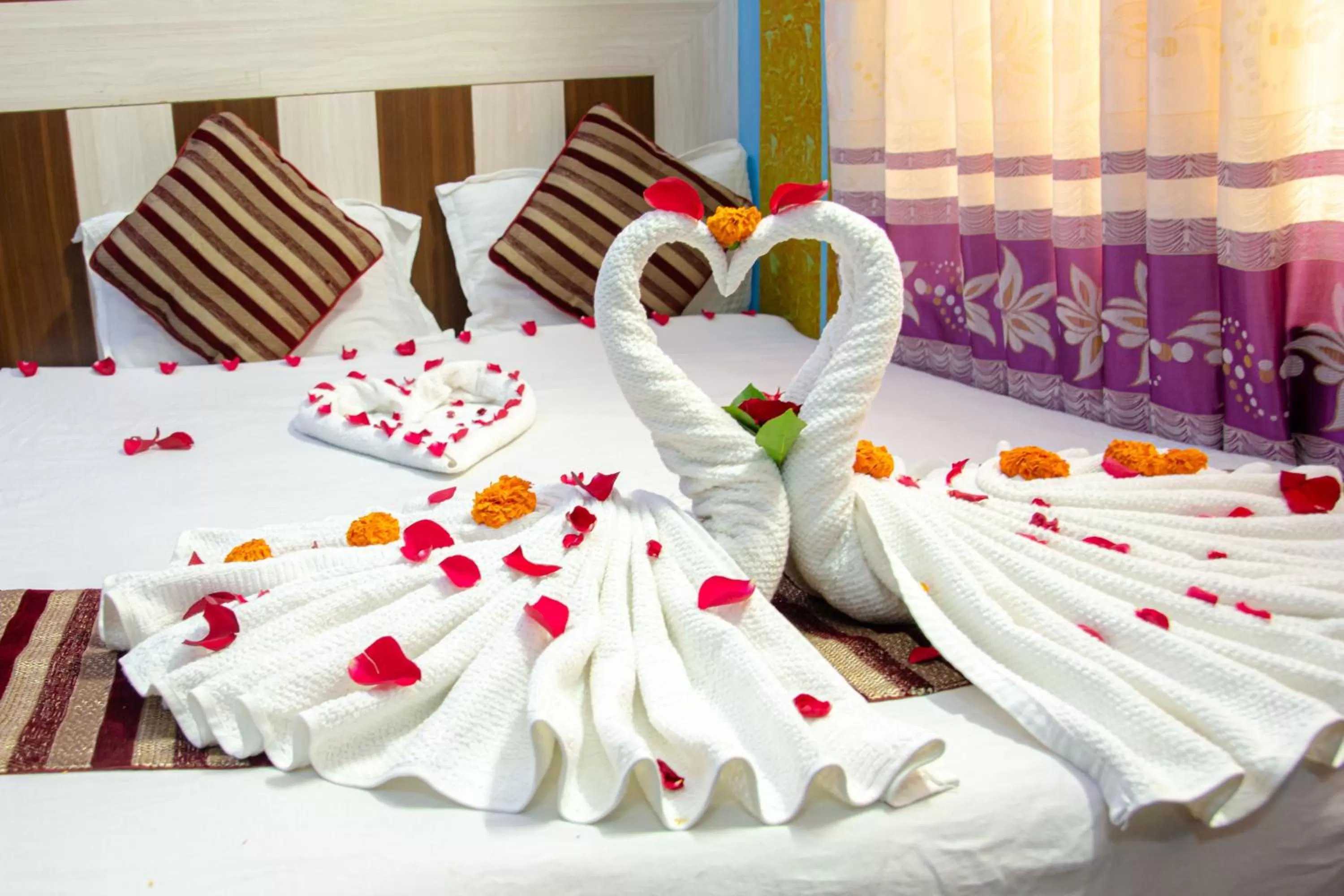 Bed in Hotel Middle Point Pvt Ltd