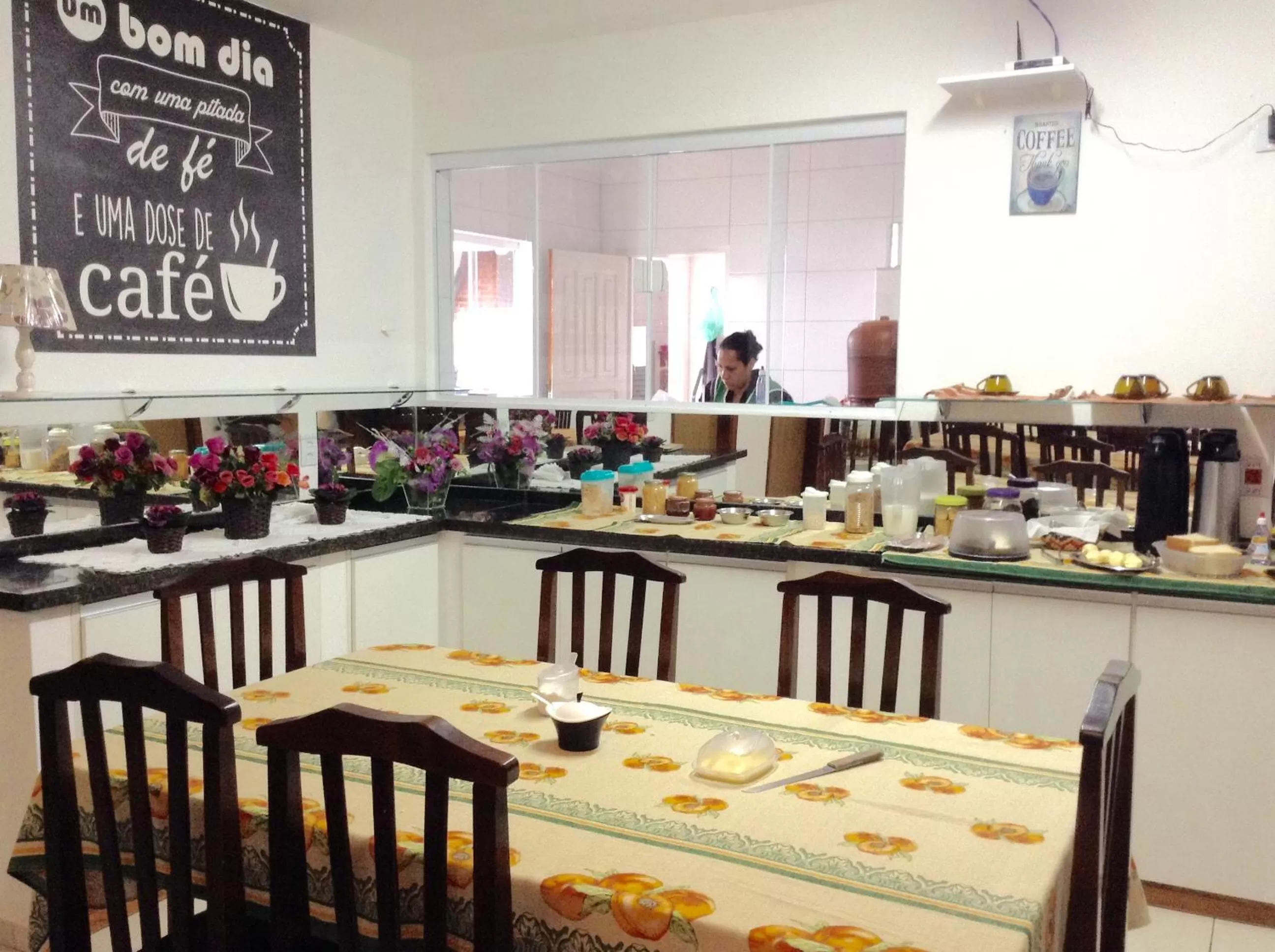 Breakfast, Restaurant/Places to Eat in Pousada Alvorada Brotas - e agendamento das atividades turísticas