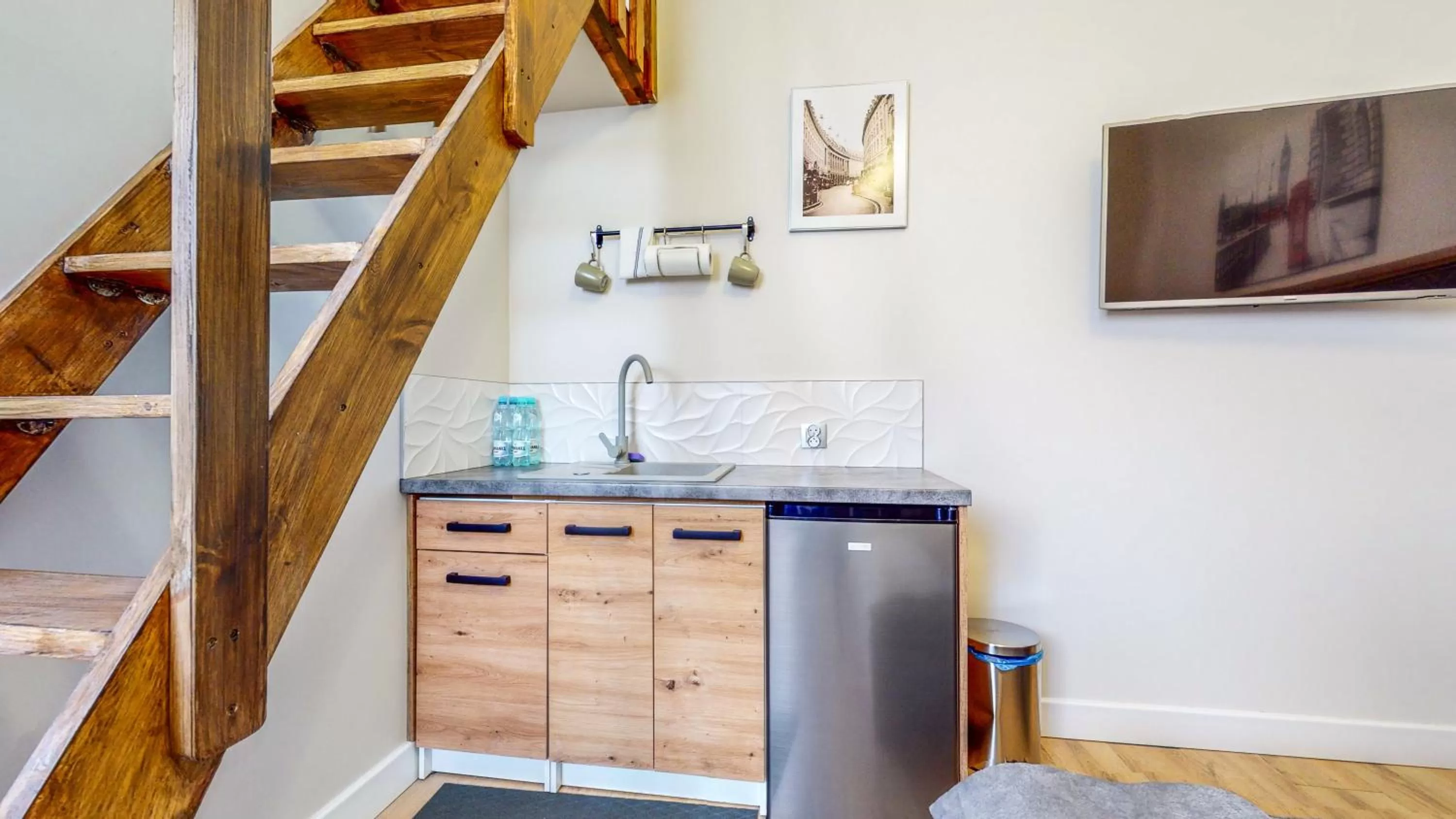 Kitchen or kitchenette in City Place Noclegi