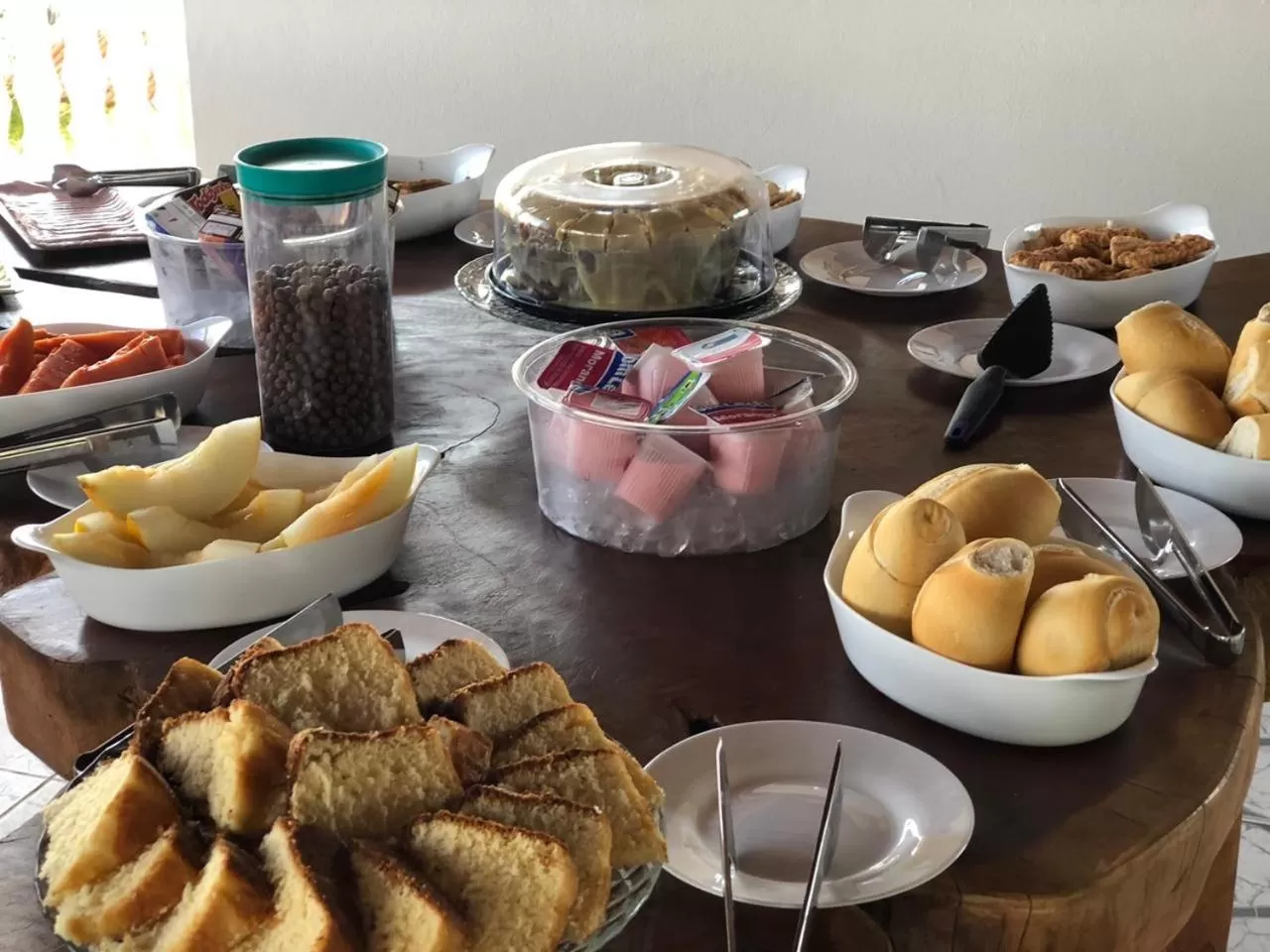 Breakfast in Pousada Praia Bela