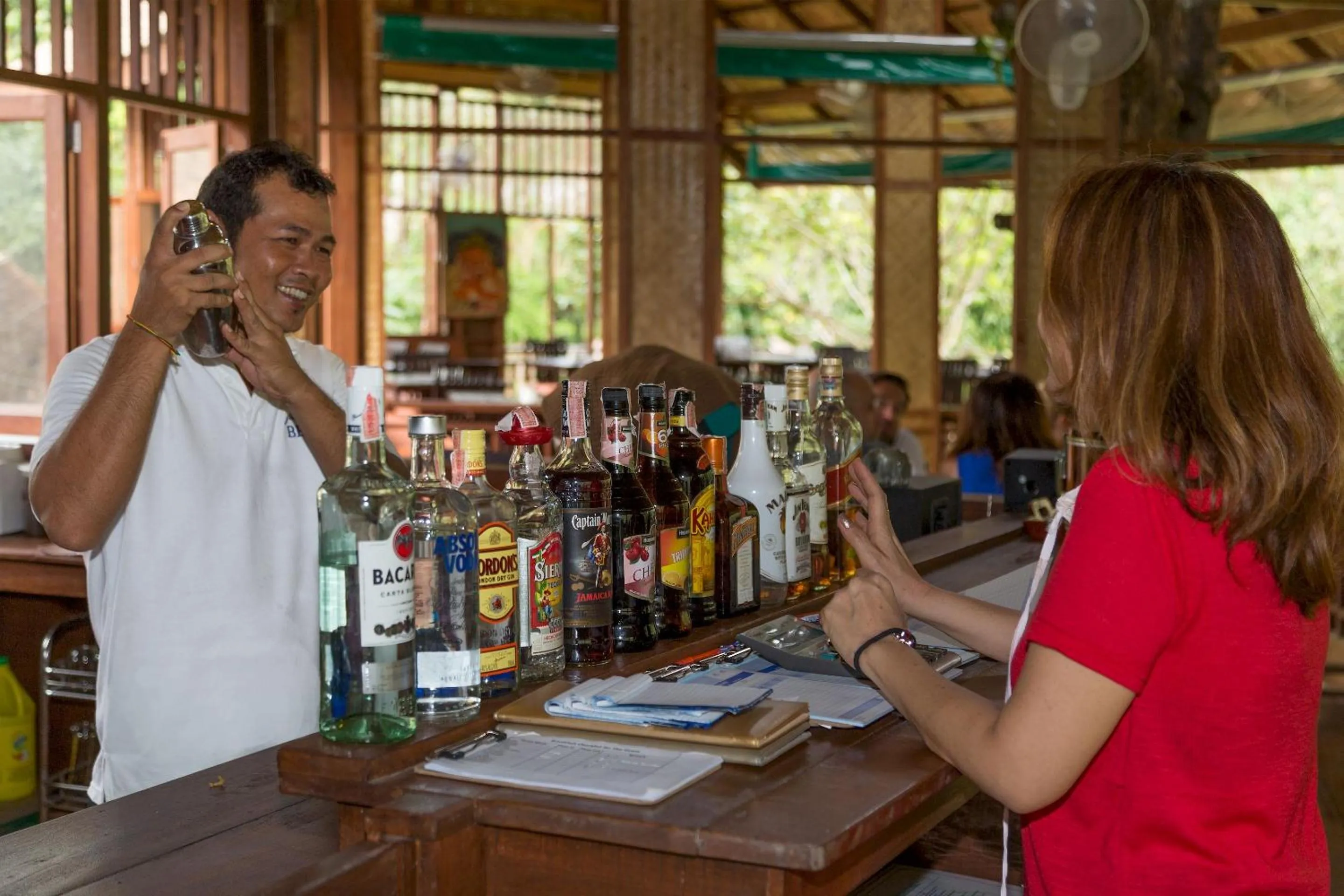 Lounge or bar in Our Jungle Camp - Eco Resort