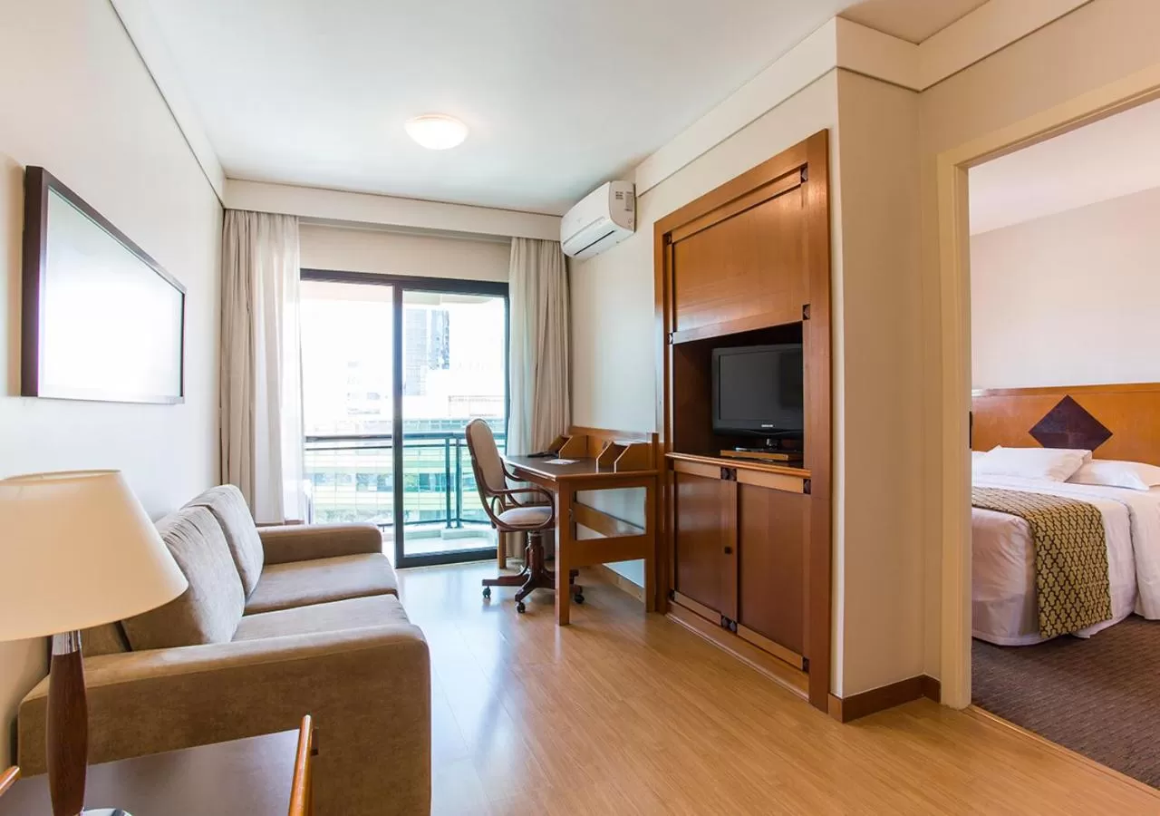 Bed in Estanplaza Nações Unidas