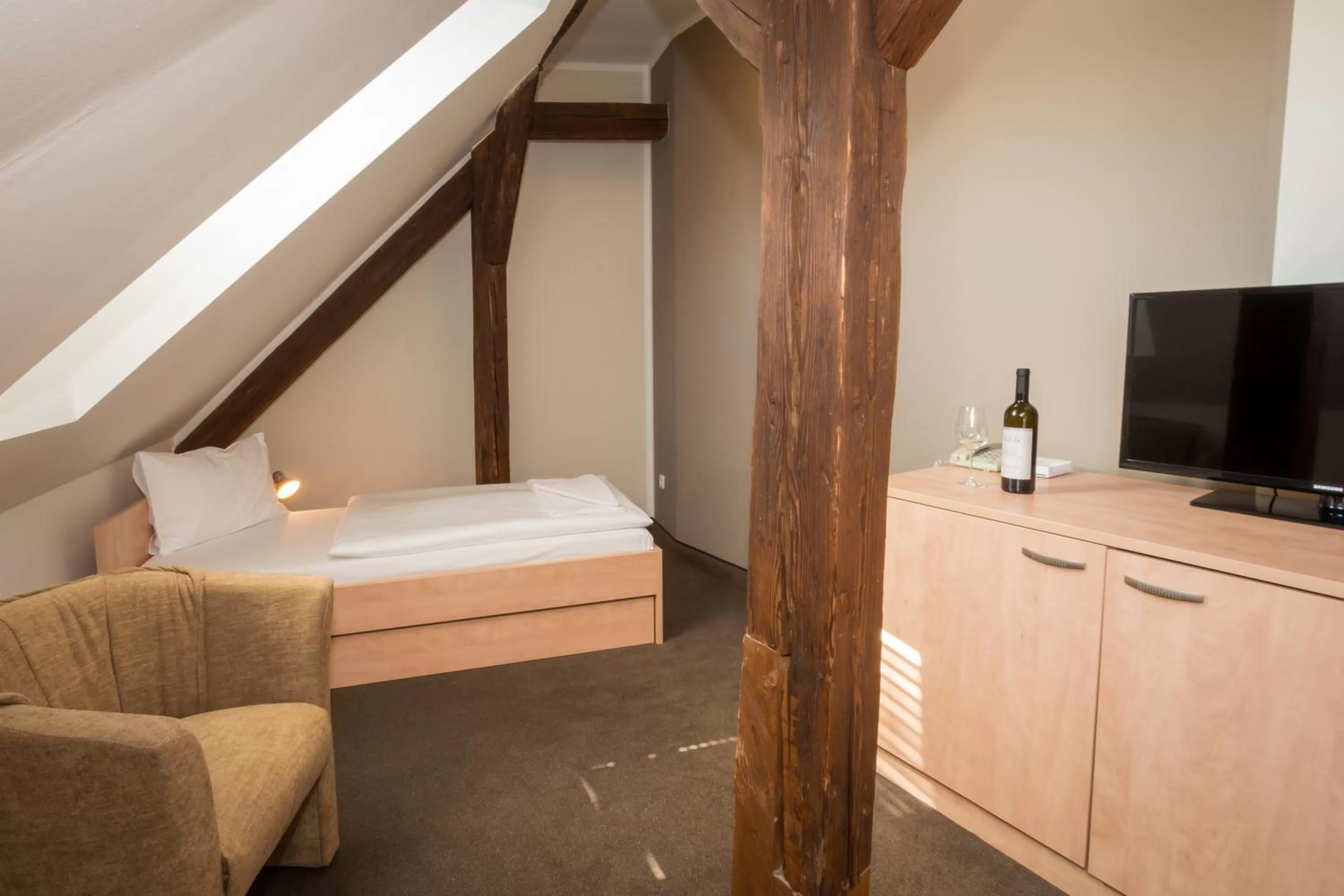 Bedroom, Bed in Relax Hotel Stork