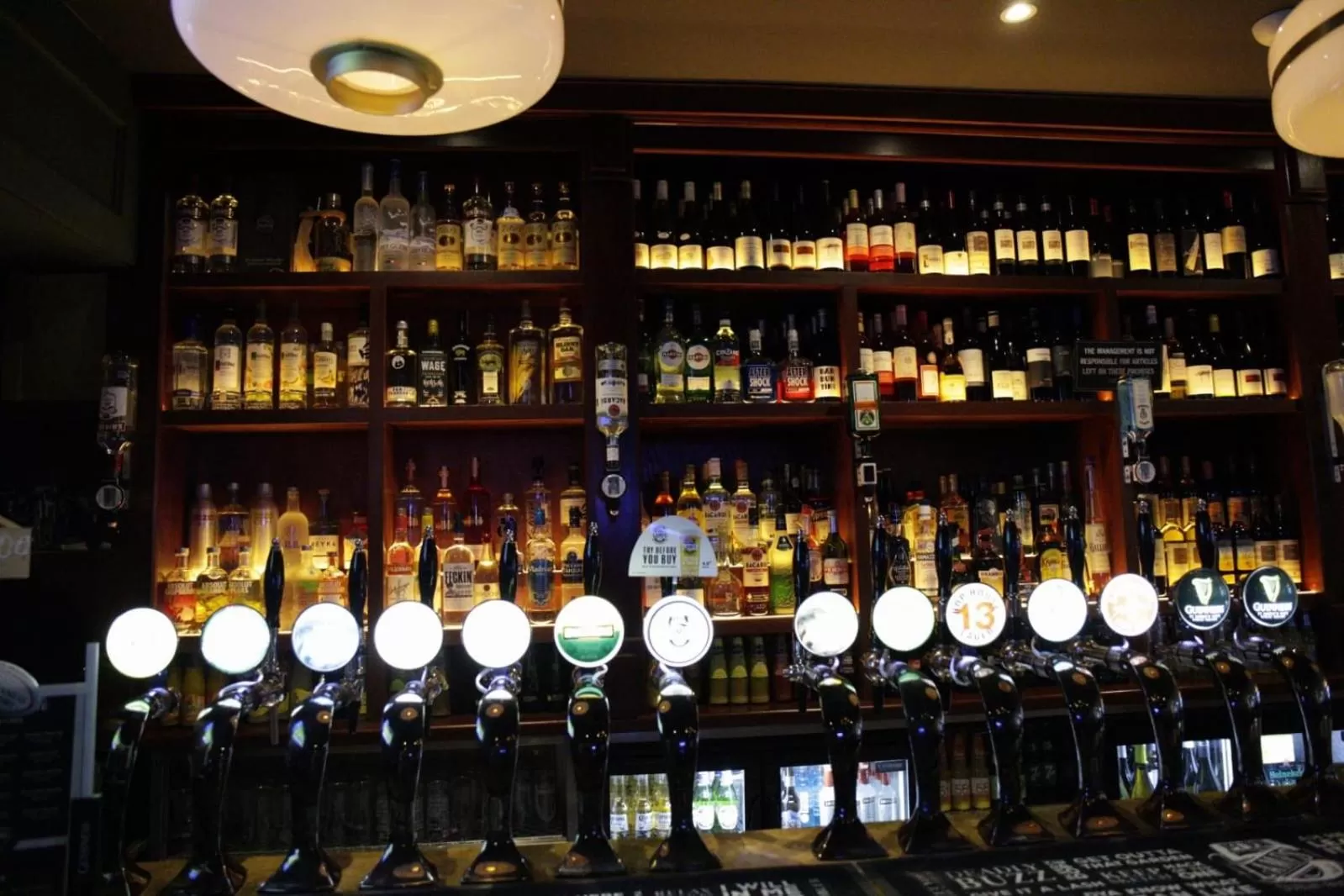 Lounge or bar in The Strand Hotel, the former residence of Oscar Wilde