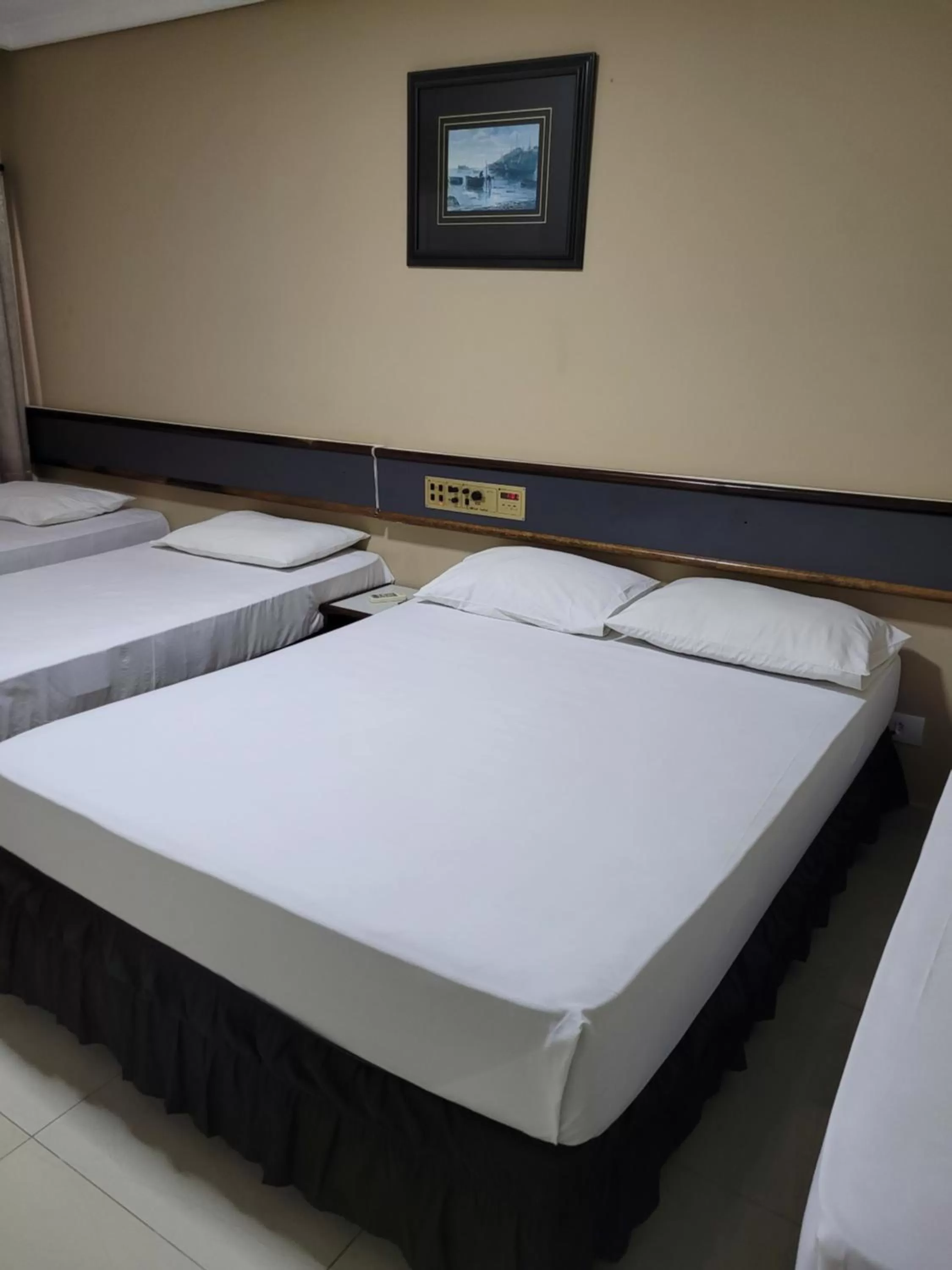 Bed in Hotel Estação Express