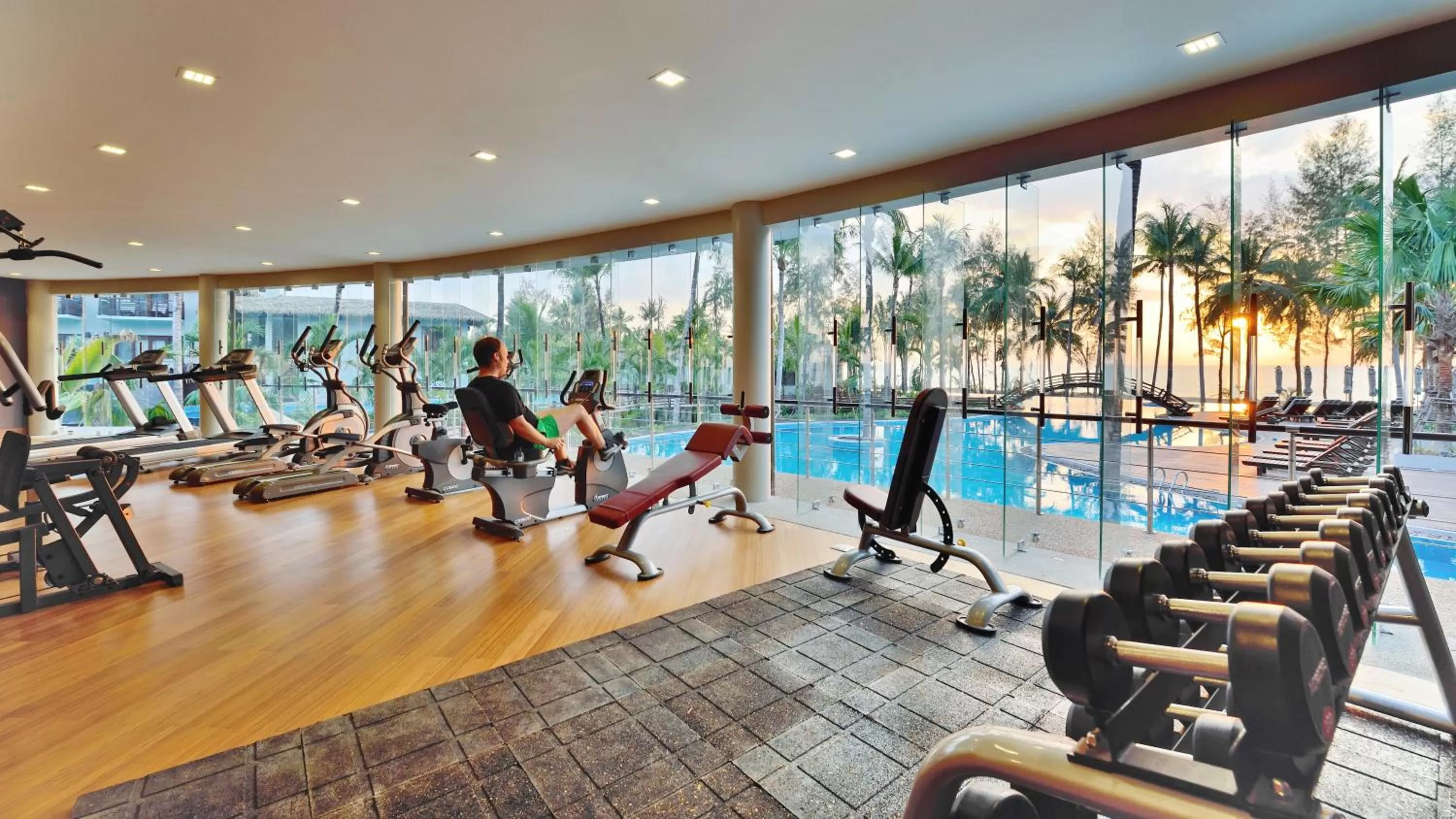 Fitness centre/facilities in The Haven Khao Lak